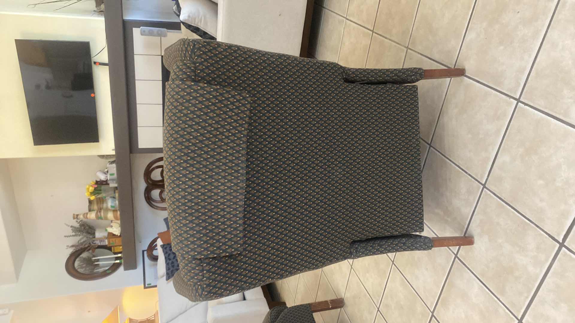 Photo 5 of 1990’s WINGBACK UPHOLSTERED CHAIR