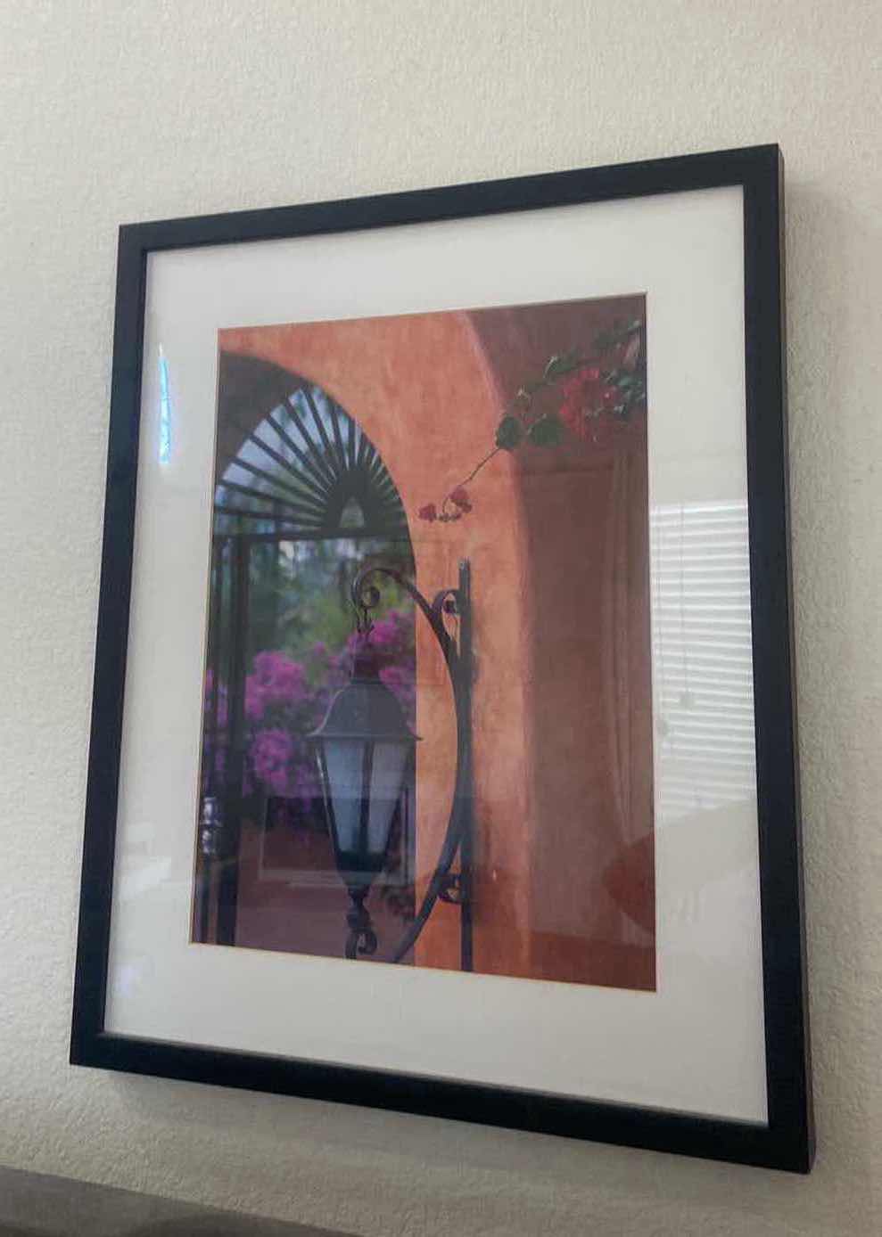 Photo 1 of 3 FRAMED FLORAL ARTWORK LARGEST 18“ x 21 1/2“ & 1 FRAMED POSTER NO GLASS 18 1/2” x 24 1/2”