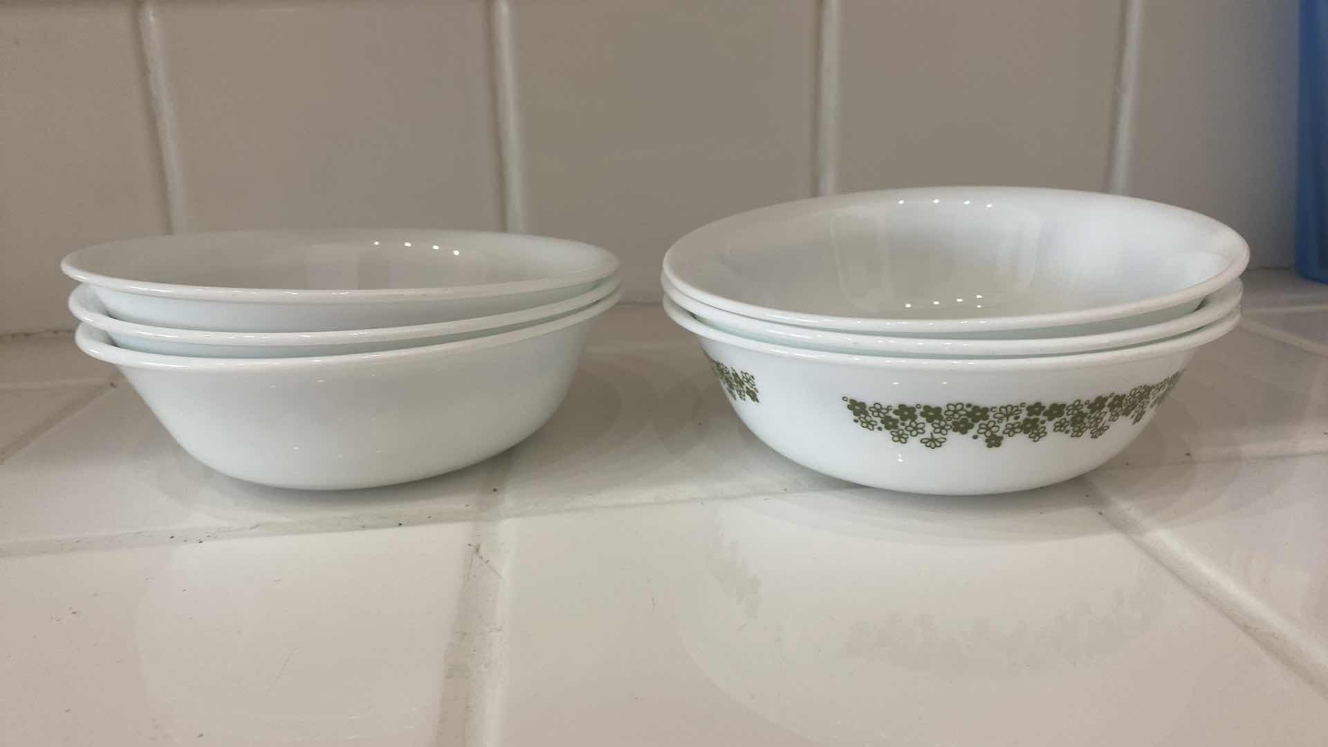 Photo 1 of 8-PIECES CORELLE BOWLS & 4 UNBRANDED PLATES