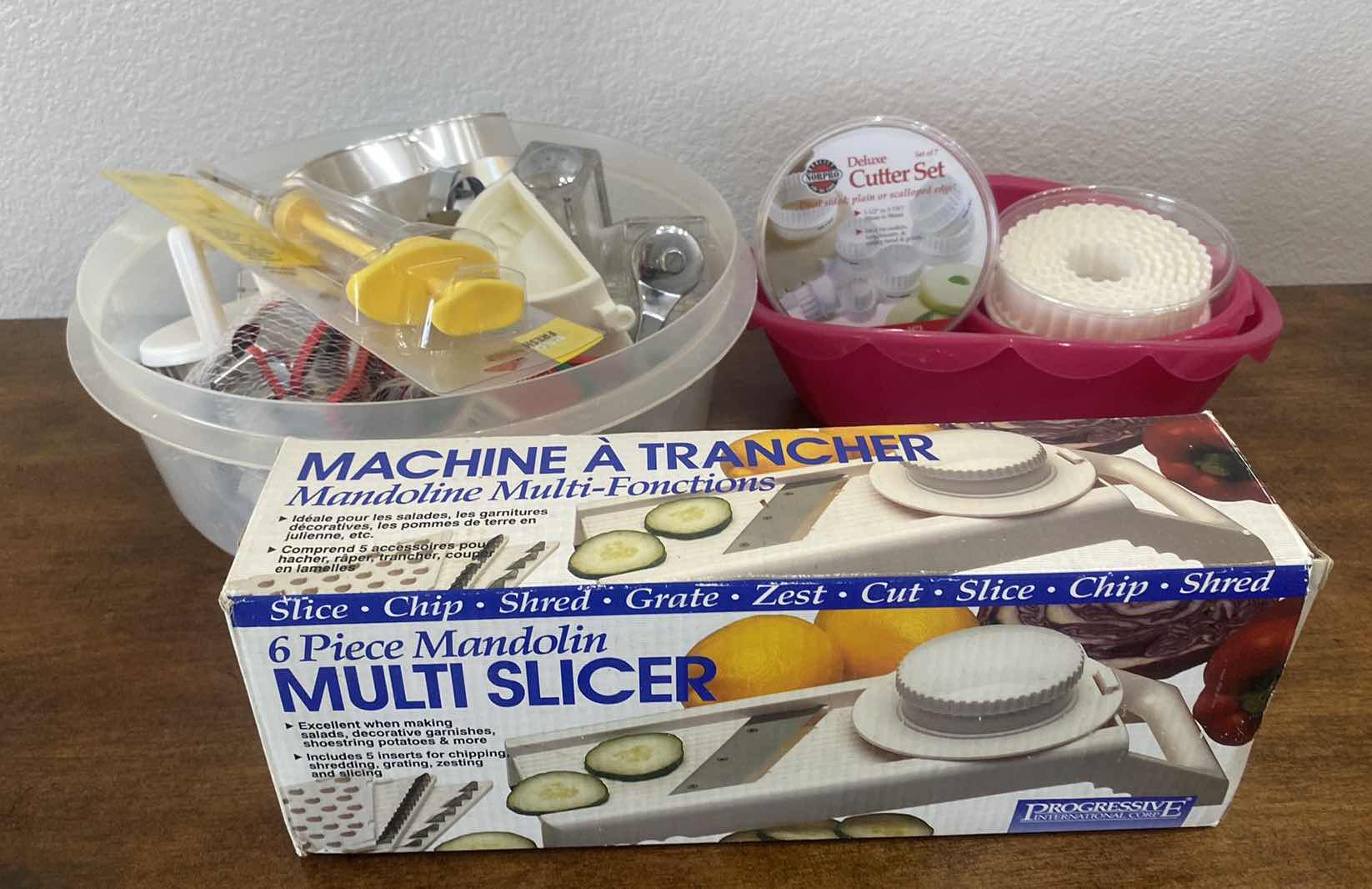Photo 1 of BAKING TOOLS CUTTER SET & MANDOLIN SLICER