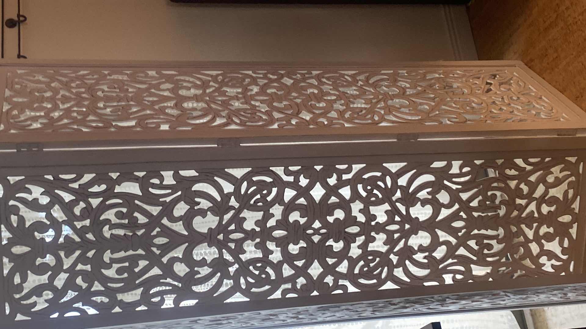 Photo 1 of 3 PANEL CARVED ROOM DIVIDER EACH PANEL MEASURES 19 3/4” x 70”