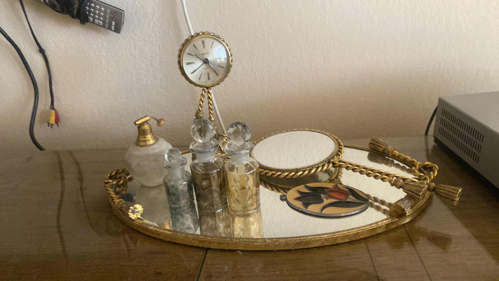 Photo 2 of 7 PIECE VINTAGE VANITY TRAY - TRIM NEEDS GLUED TO GLASS