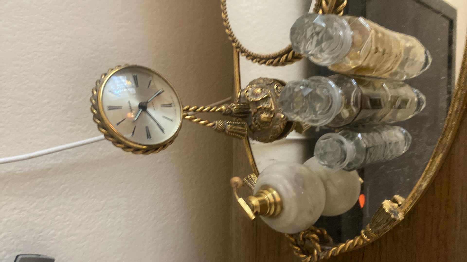 Photo 3 of 7 PIECE VINTAGE VANITY TRAY - TRIM NEEDS GLUED TO GLASS