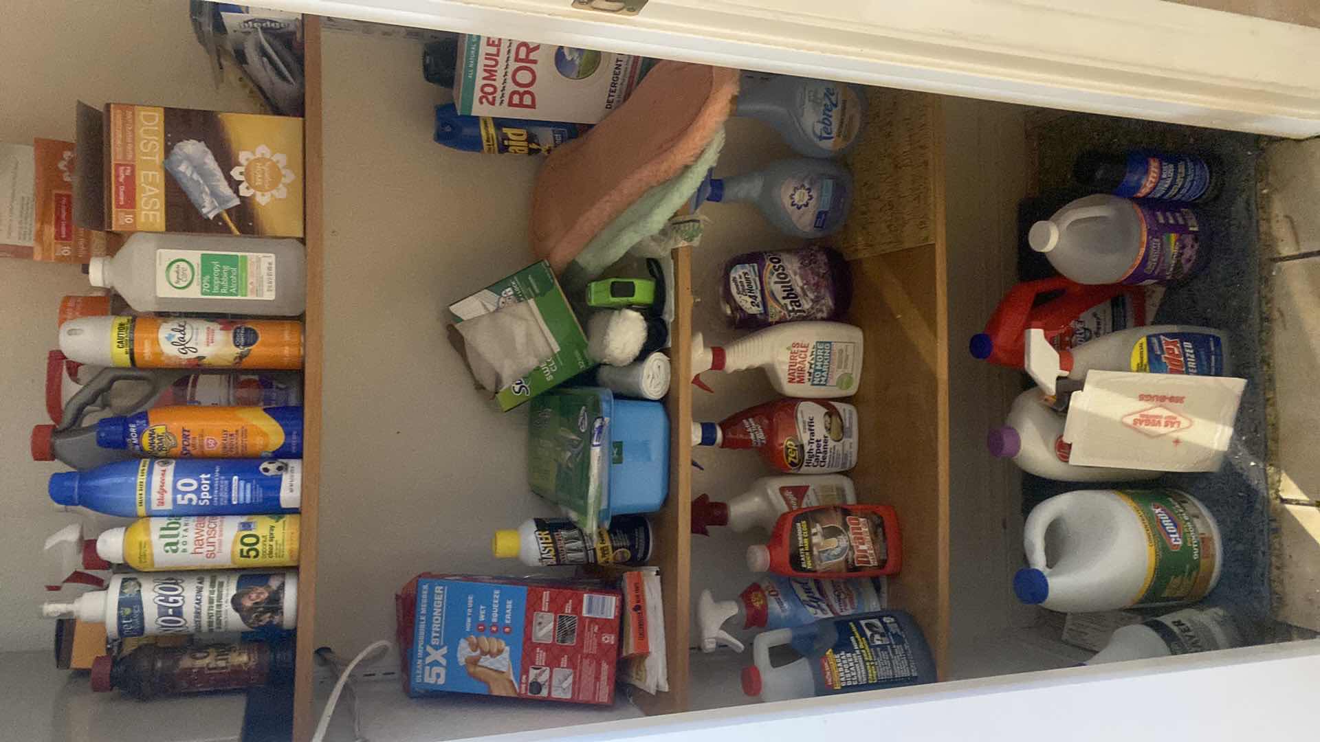 Photo 1 of 4 SHELFS HALL CLOSET - CLEANING SUPPLIES