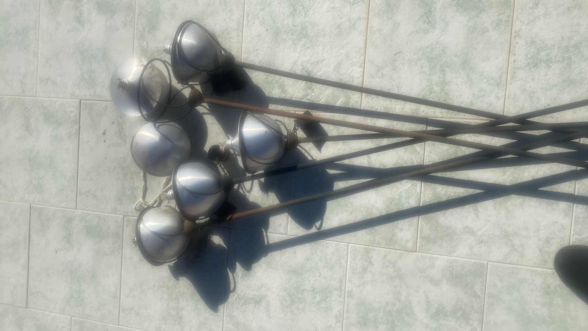 Photo 1 of 5-TIKI TORCHES WITH6 FUEL HOLDERS