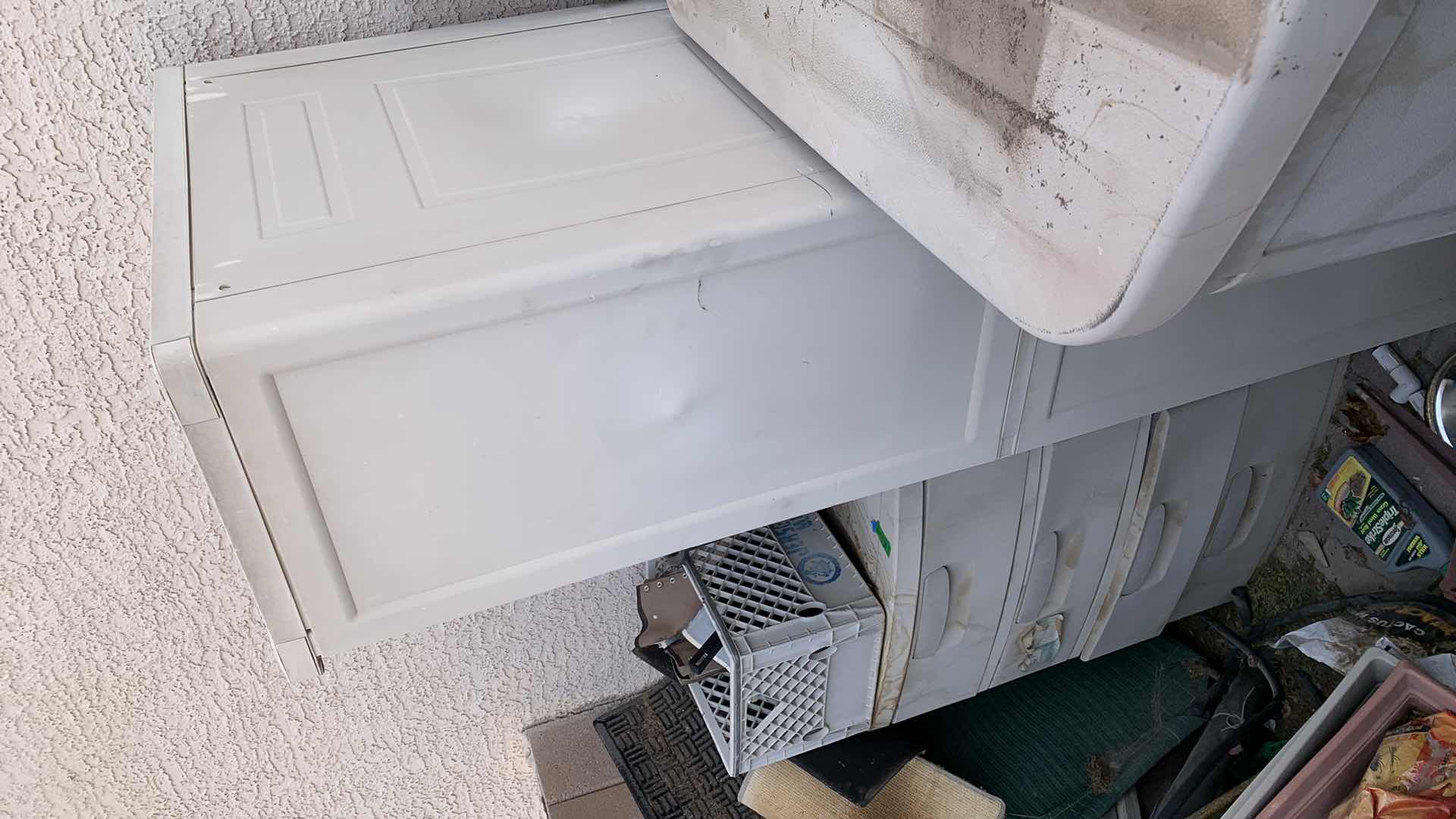 Photo 1 of 4-DRAWER CONTAINER WITH GARDEN SUPPLIES AND SHELVING UNIT