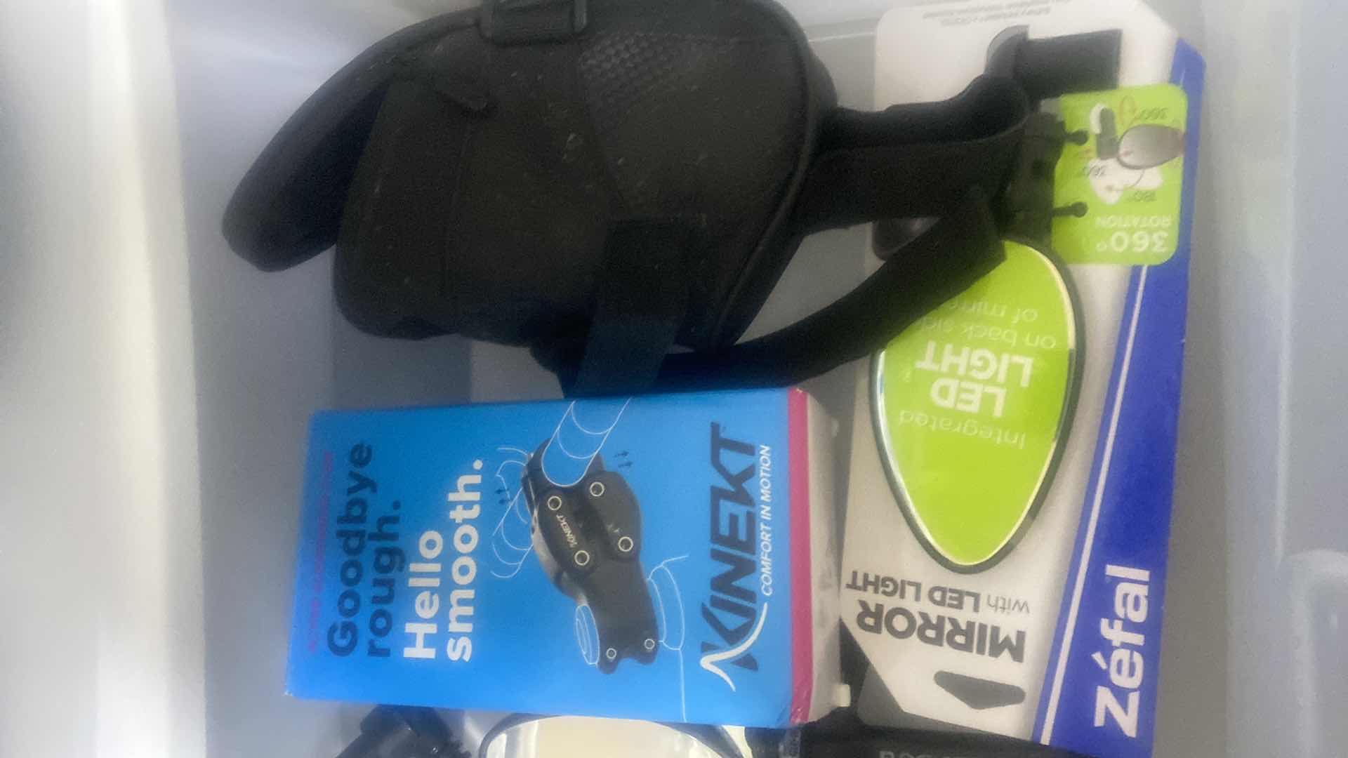 Photo 1 of BICYCLE ACCESSORIES- MIRRORS, KINEKT , BOTTLE HOLDER & MORE