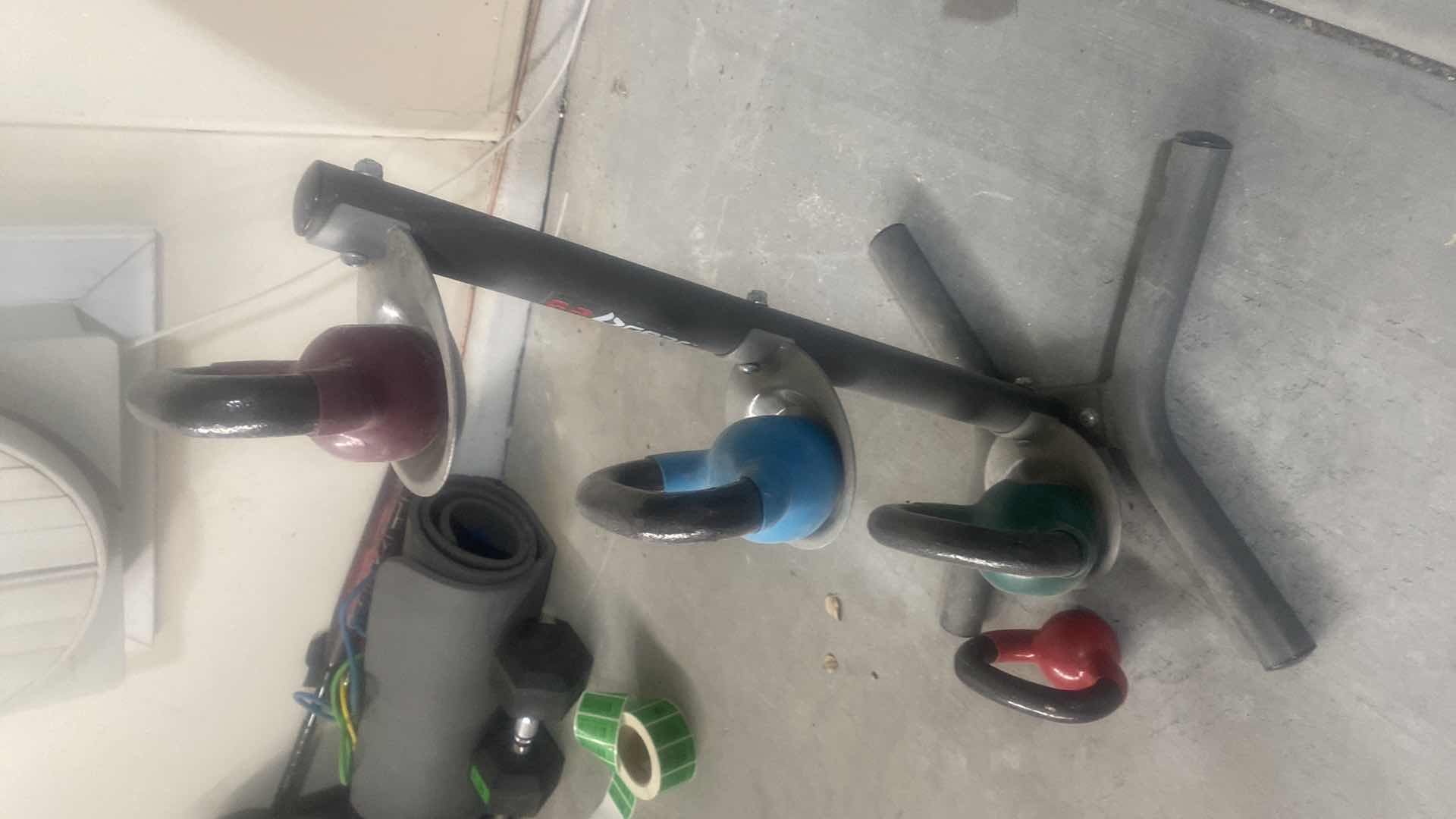 Photo 1 of 3 TIERED KETTLEBELL RACK WITH 4 KETTLEBELLS