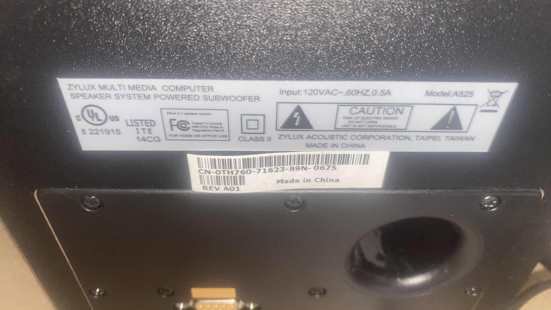 Photo 1 of DELL 3 PIECE COMPUTER SPEAKERS