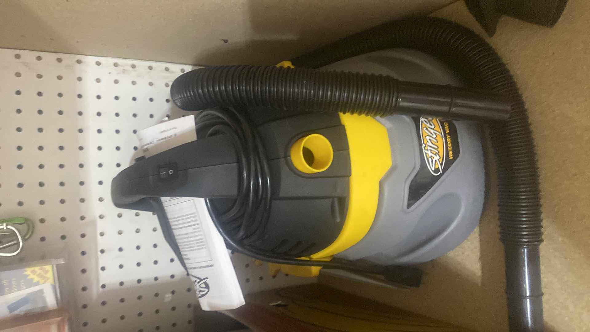 Photo 4 of ASSORTED HARDWARE, ROUTERS & STINGER WET/DRY VAC