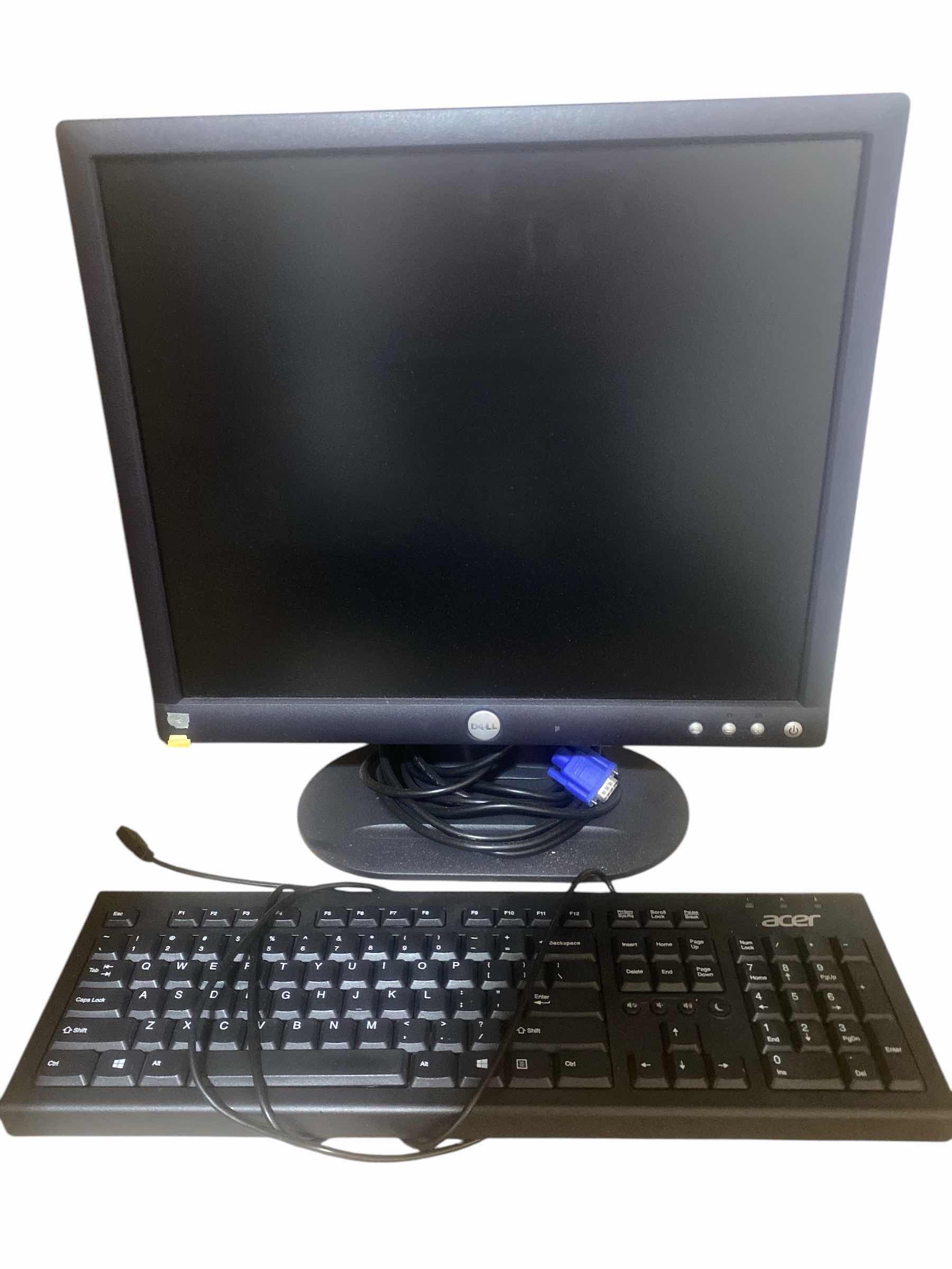 Photo 1 of DELL MONITOR 18” & ACER KEYBOARD