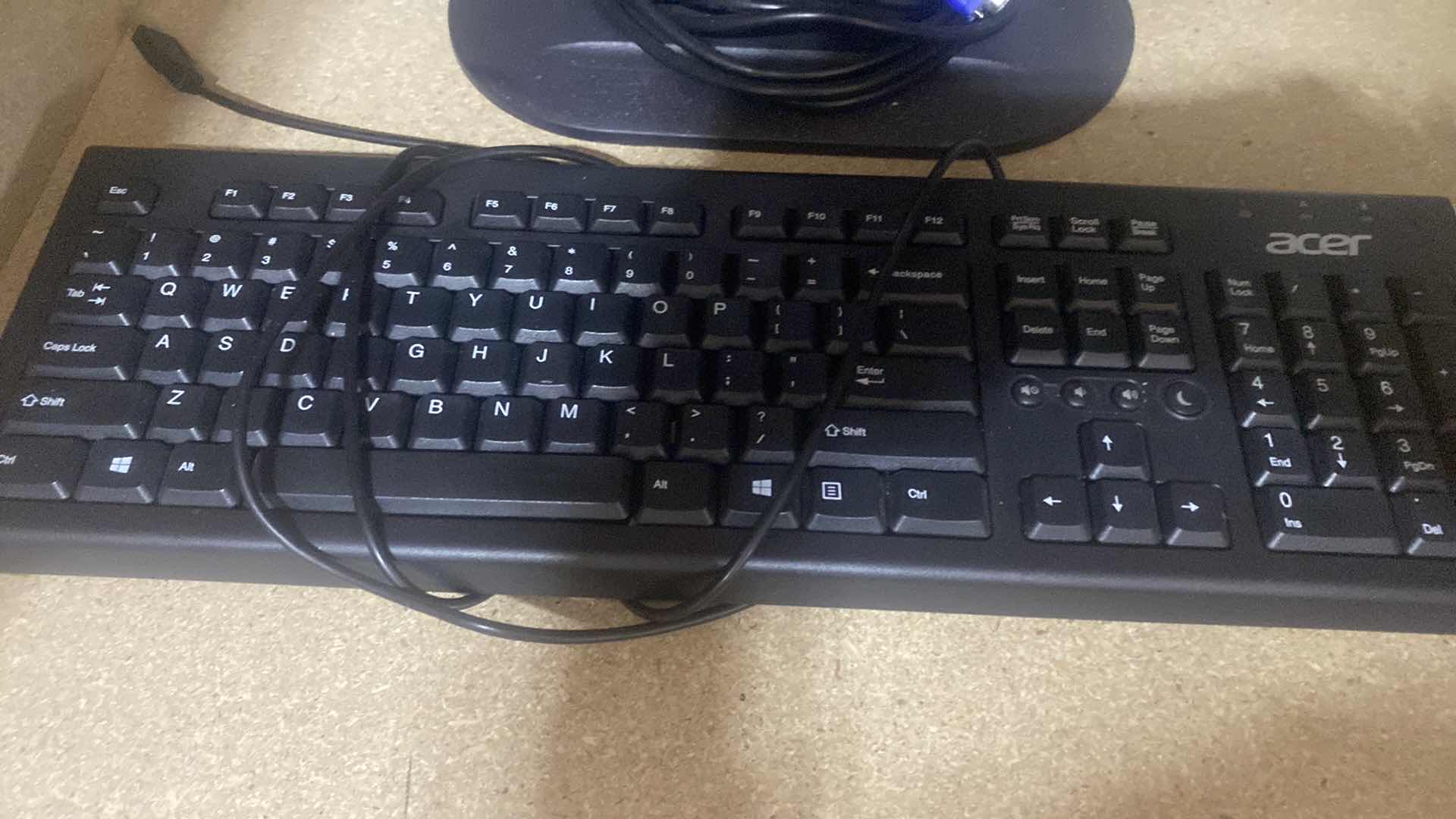 Photo 1 of DELL MONITOR 18” & ACER KEYBOARD