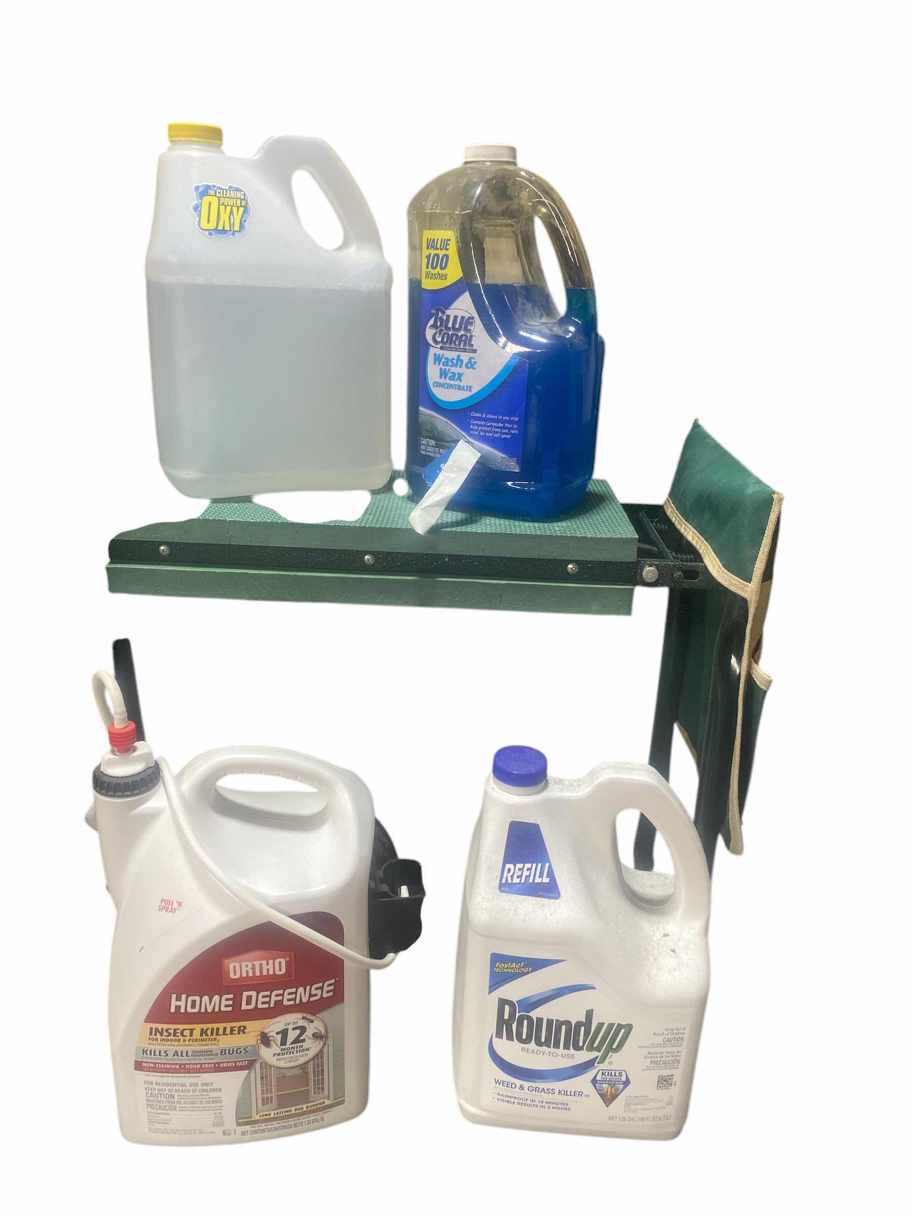 Photo 1 of GARDENING COLLAPSABLE BENCH & BUG PRODUCTS