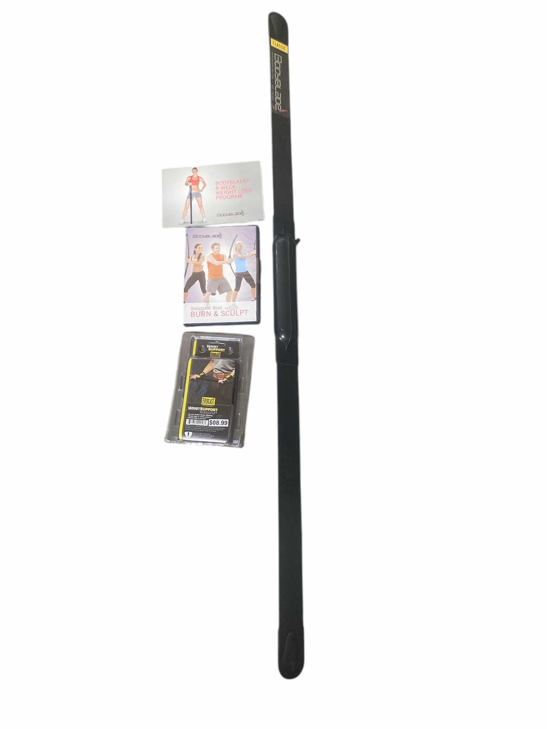 Photo 1 of BODYBLADE WITH WORK OUT DVD AND WRIST SUPPORTS