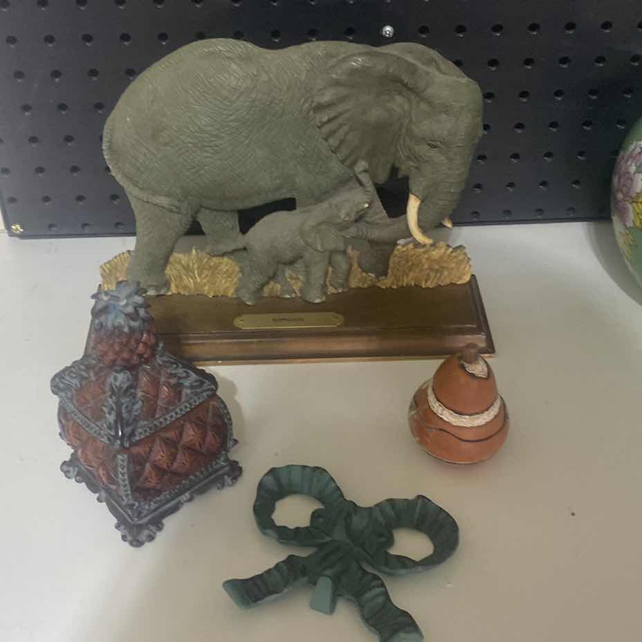 View 4 of 6 - HOME DECOR - 10” BOWL , ELEPHANT 11” x 8 1/2” BEAR & MORE