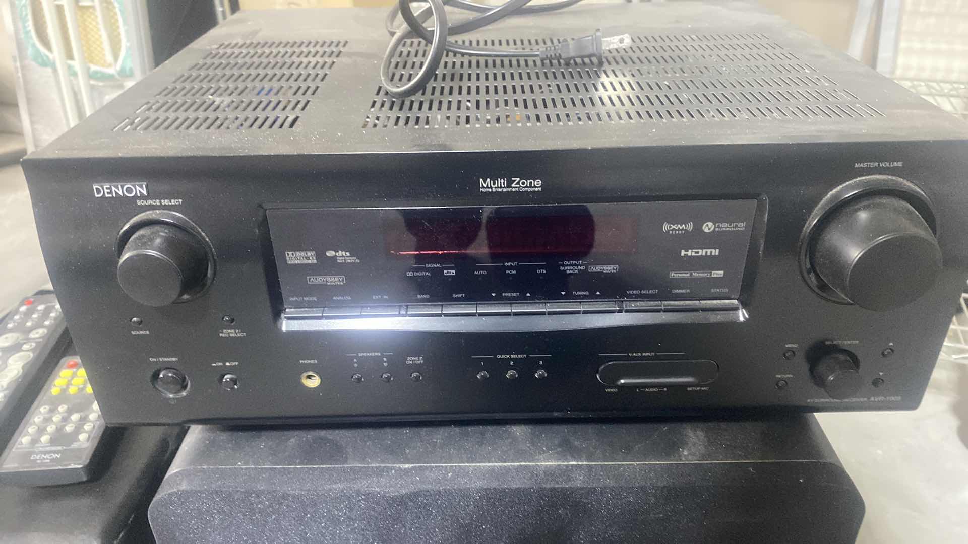 Photo 1 of DENON MULTI ZONE HOME ENTERTAINMENT COMPONENT WITH TRU AUDIO SUB WOOFER & SPEAKER