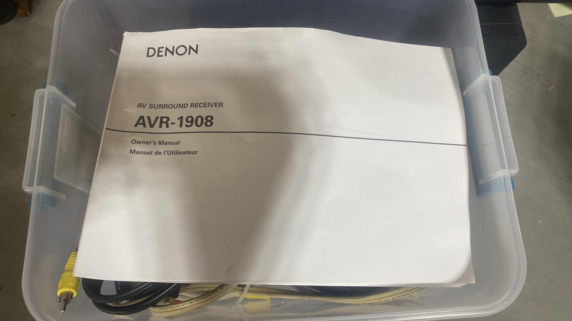 Photo 1 of DENON MULTI ZONE HOME ENTERTAINMENT COMPONENT WITH TRU AUDIO SUB WOOFER & SPEAKER