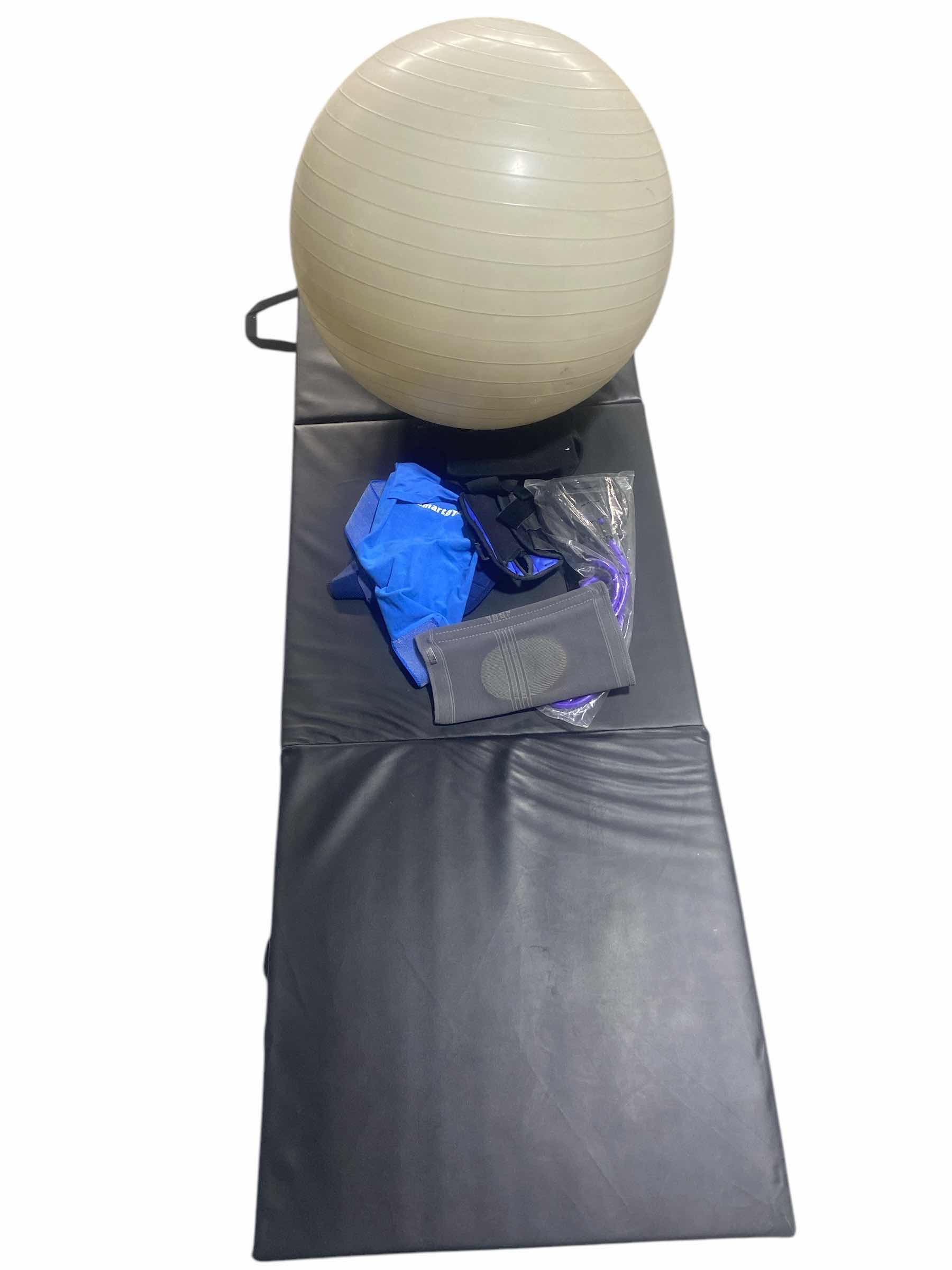 Photo 1 of EXERCISE MAT, BALL, ROPE & BRACES