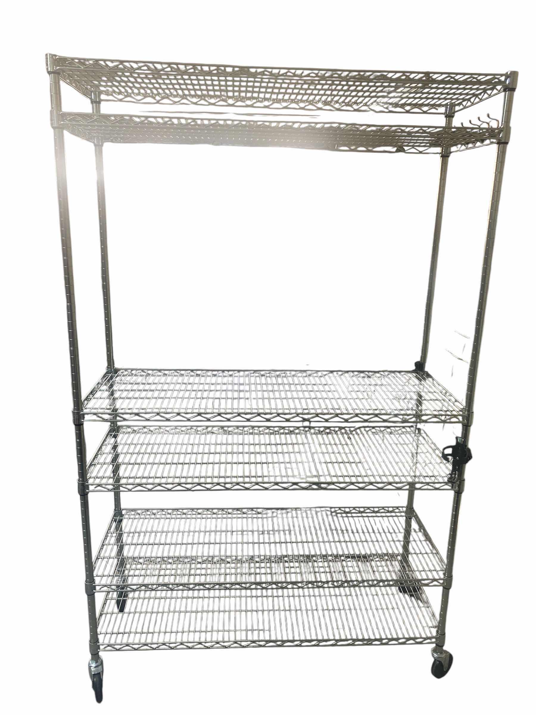Photo 1 of 6 SHELF CHROME RACK 48” x 18” H77”