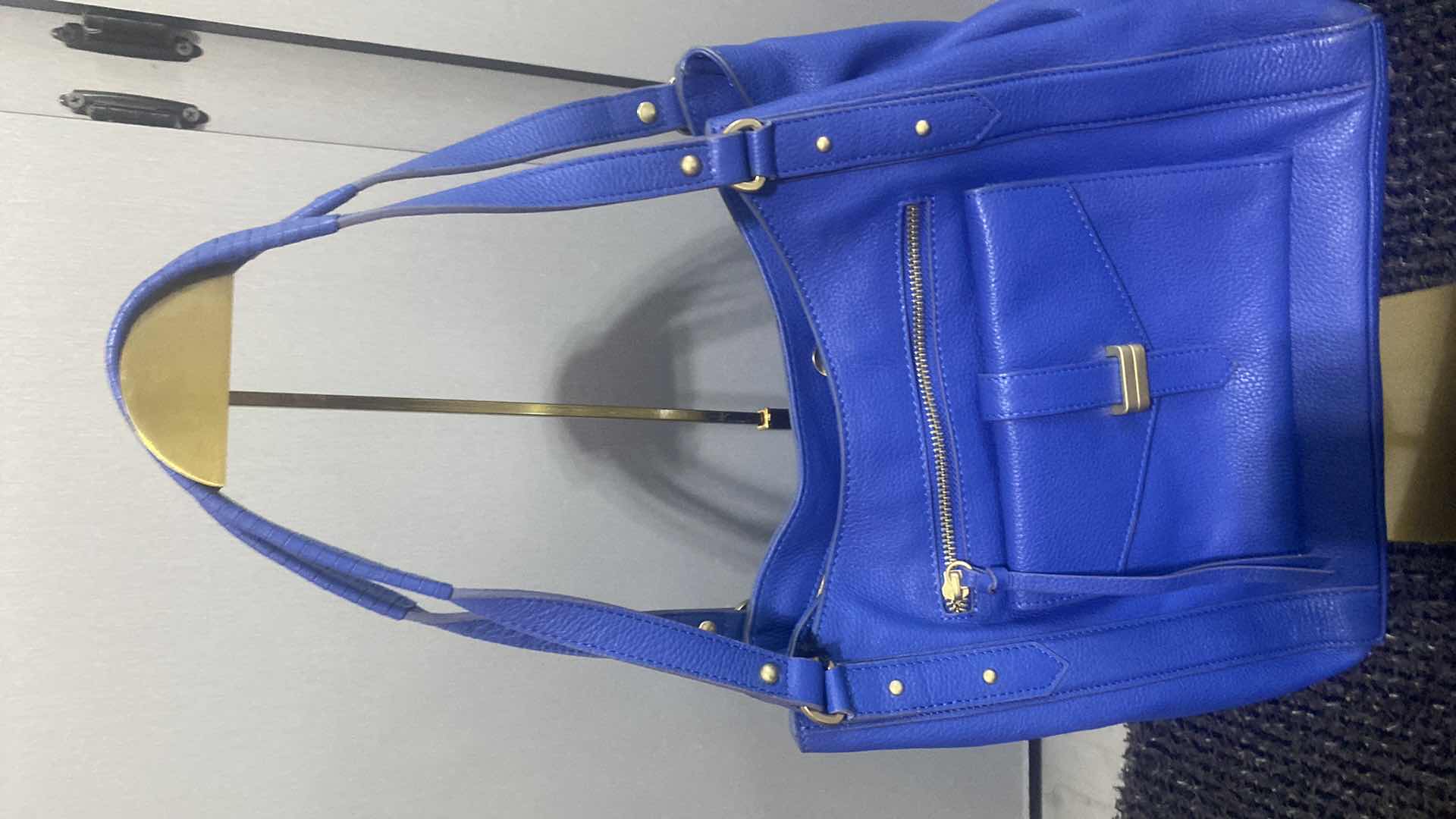 Photo 1 of NEW LODIS MADISON FRONT POCKET HANDBAG - BLUE