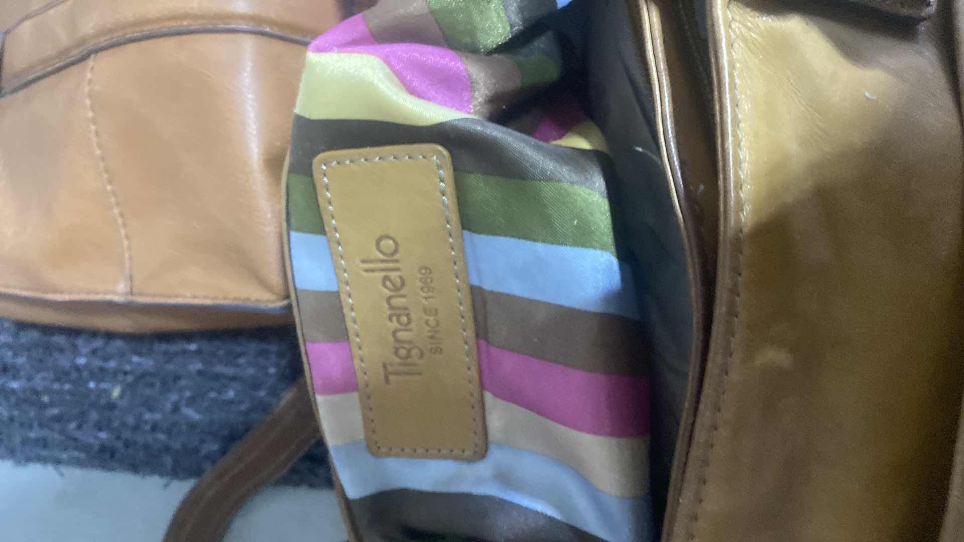 Photo 8 of 2 TIGNANELLO HANDBAGS & 1 UNBRANDED TOTE