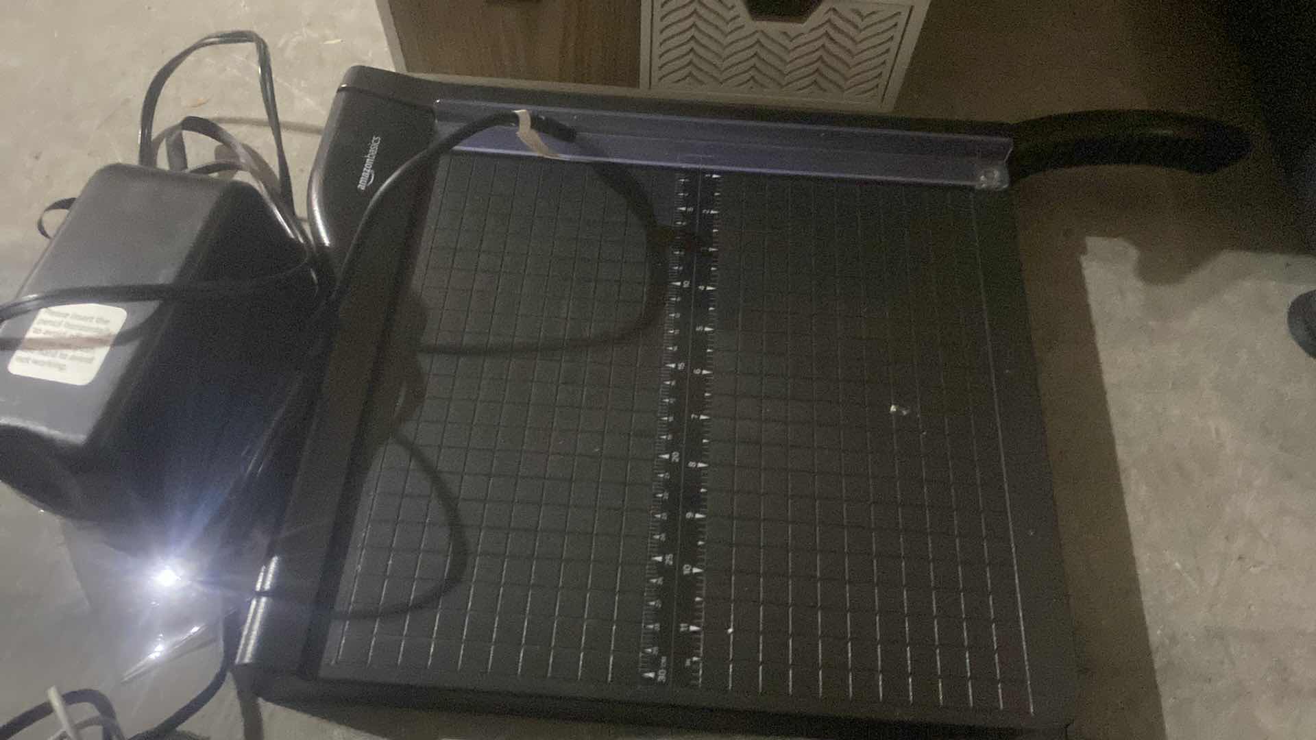 Photo 3 of OFFICE SUPPLIES - PAPER CUTTER, PENCIL SHARPENER STORAGE & MORE