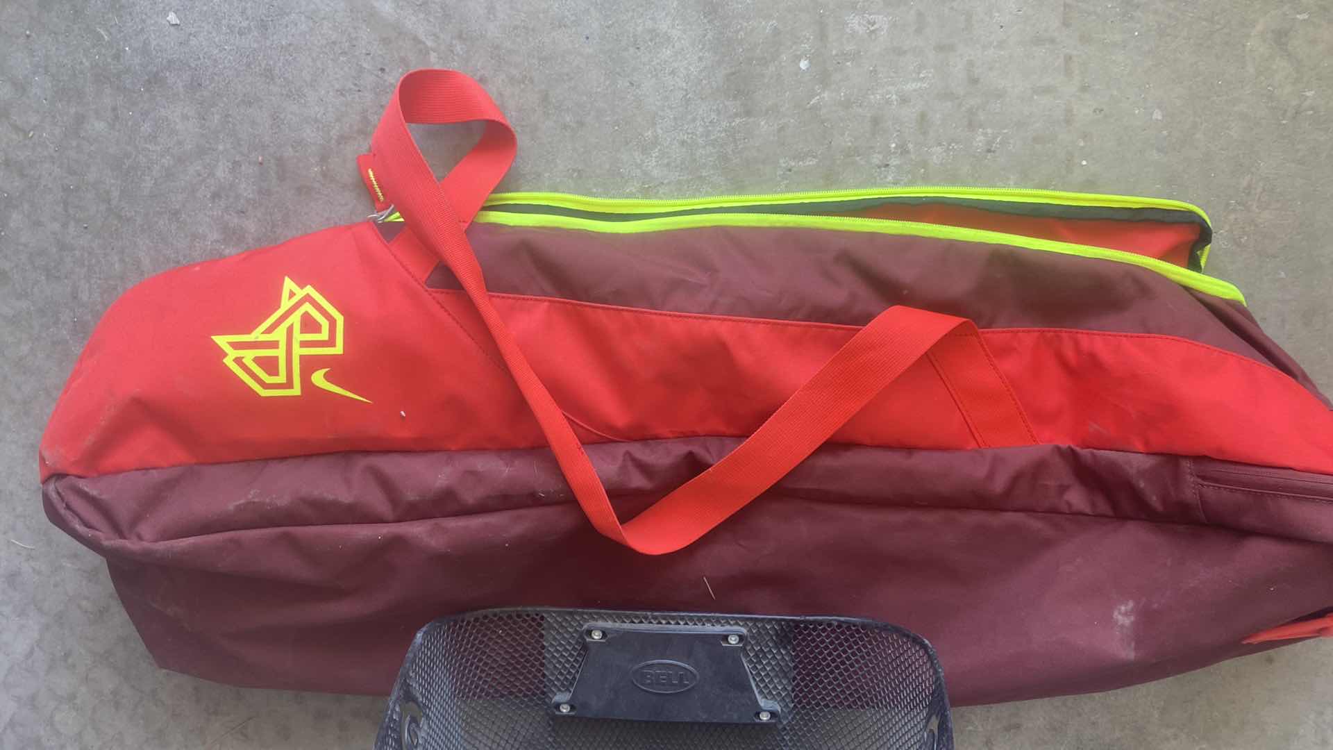 Photo 3 of NIKE SPORTS BAG & BELL BIKE BASKET