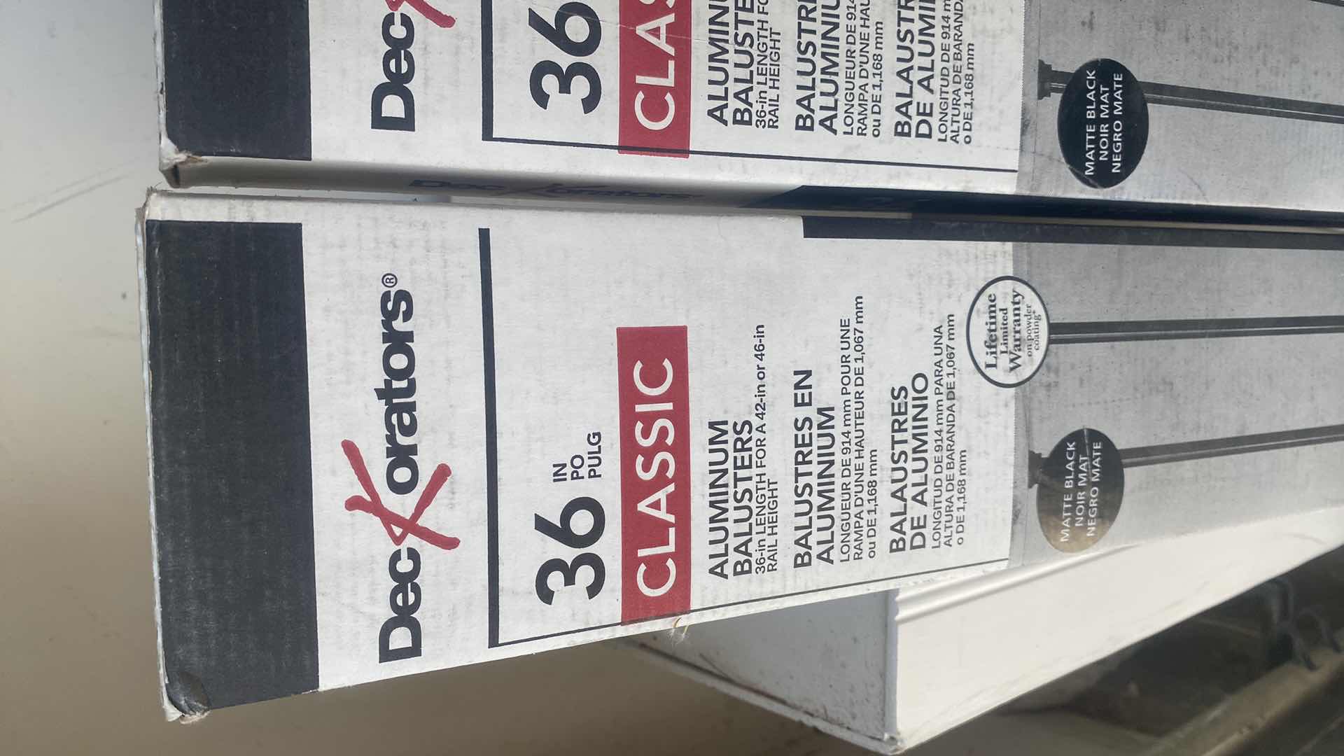 Photo 1 of ALUMINUM BALUSTERS 36”