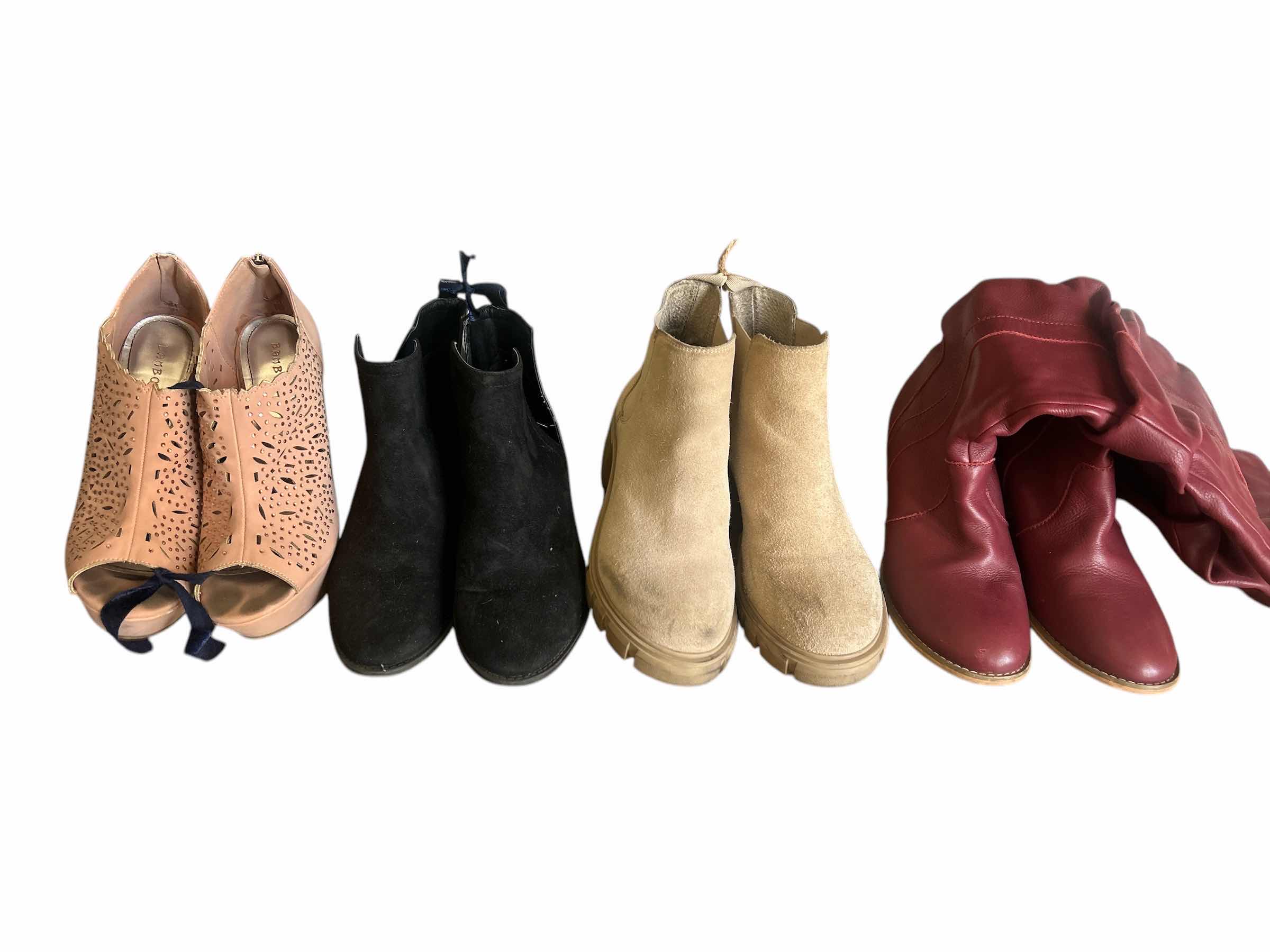 Photo 1 of 4 PAIRS WOMENS SHOES SIZE 9