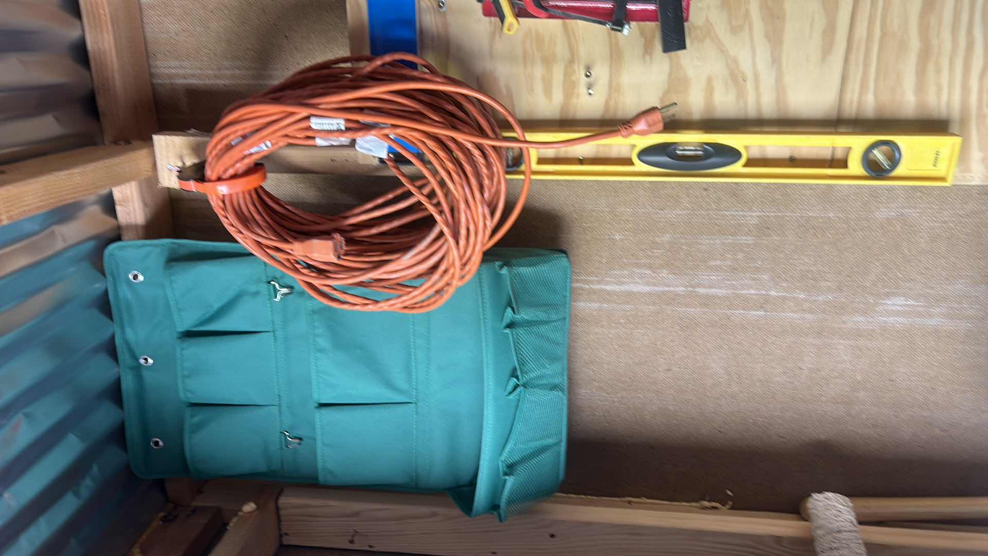 Photo 1 of CONTENTS ON WALL IN SHED