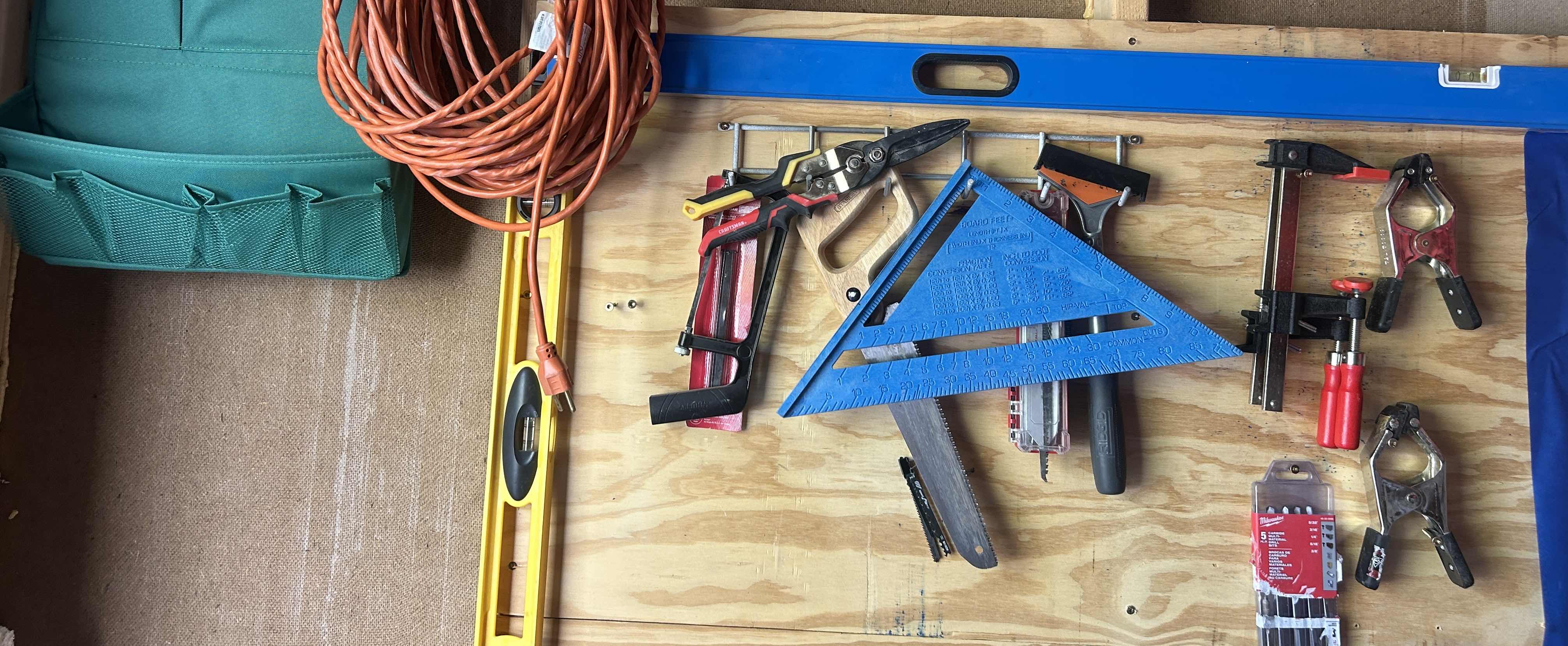 Photo 1 of CONTENTS ON WALL IN SHED