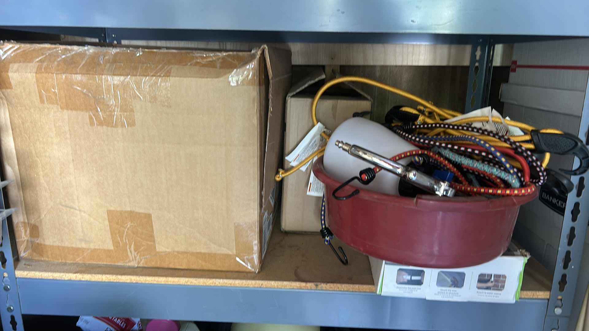 Photo 1 of CONTENTS ON SHELF IN SHED