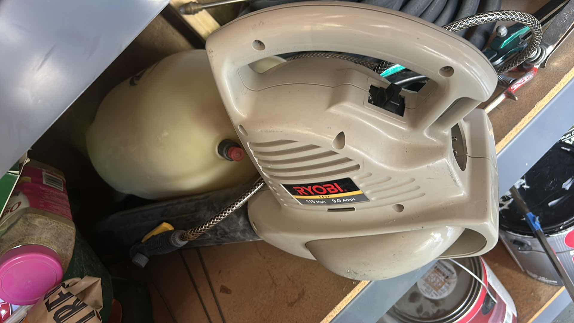 Photo 1 of CONTENTS ON SHELF IN SHED