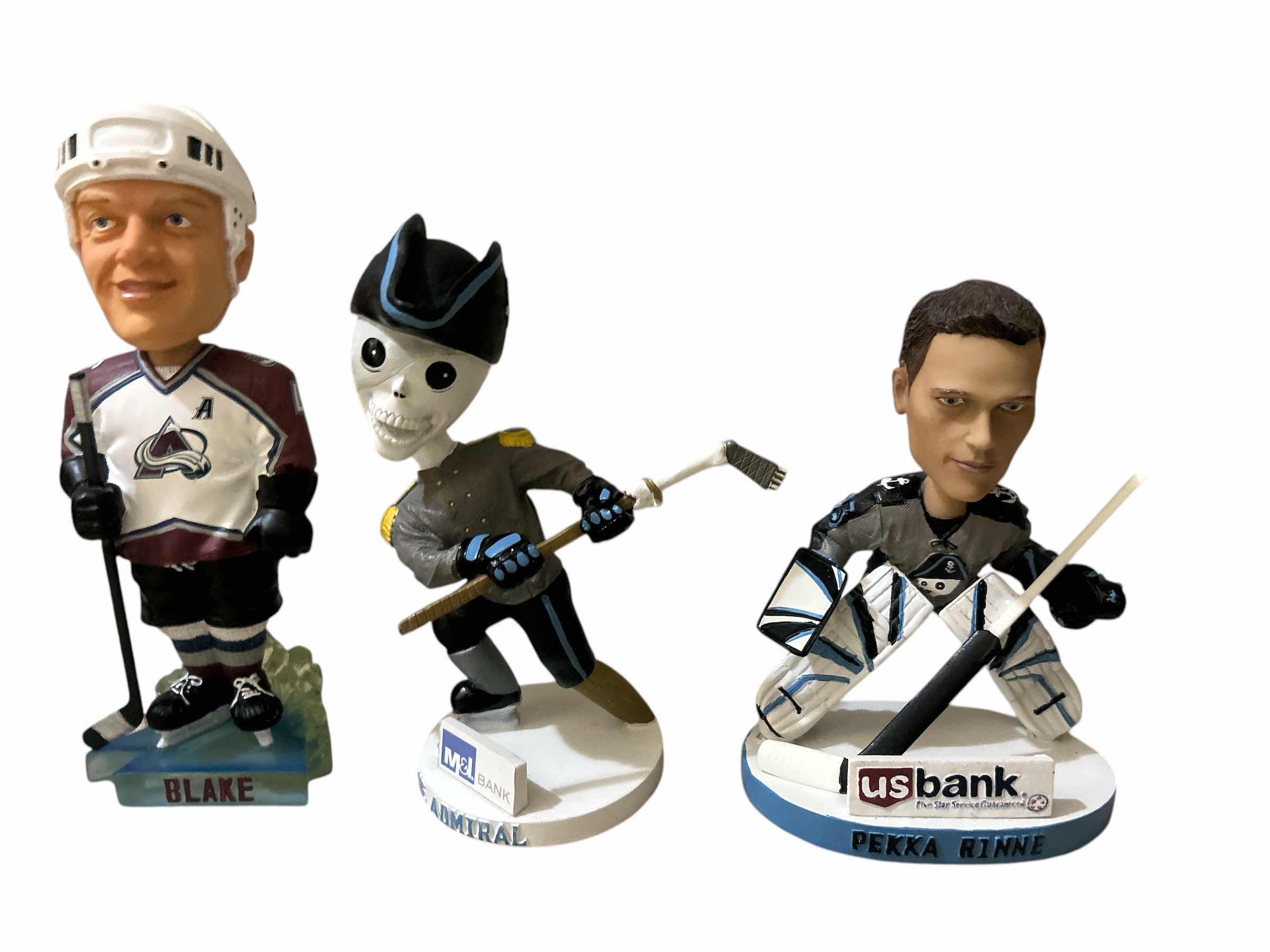 Photo 1 of 3 HOCKEY BOBBLEHEAD FIGURES
