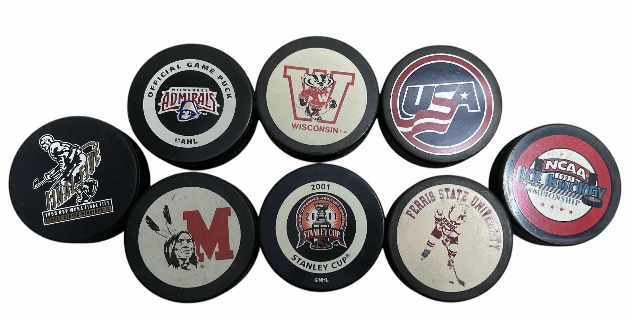 Photo 1 of 8 HOCKEY PUCKS