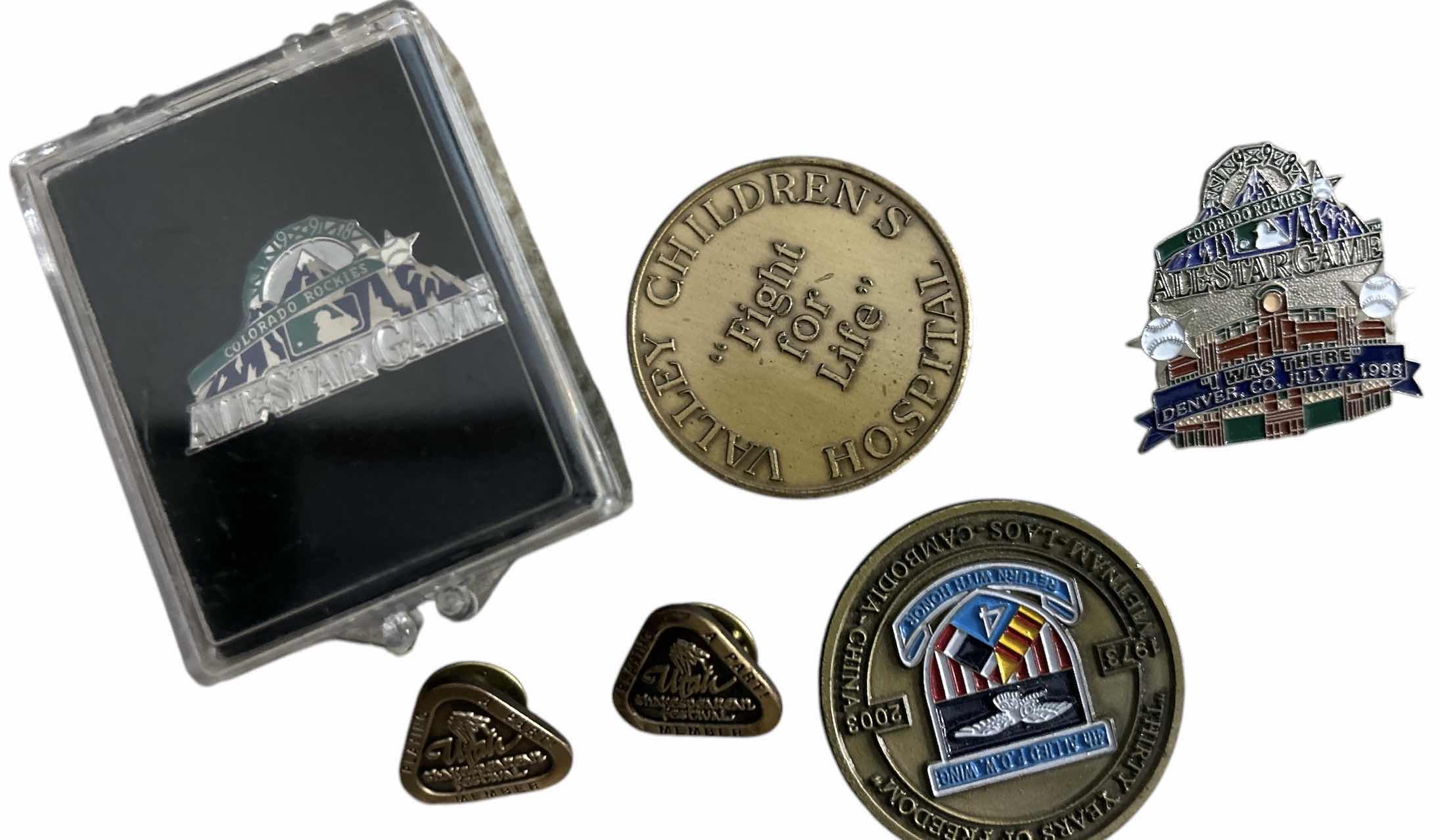 Photo 1 of PINS AND COINS