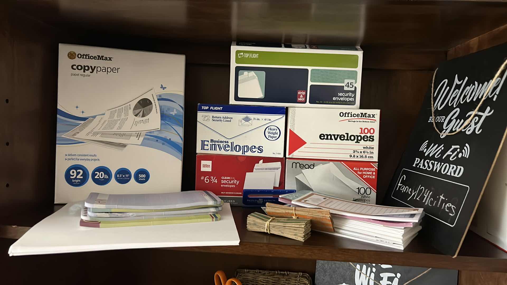 Photo 1 of 2 SHELVES OFFICE SUPPLIES