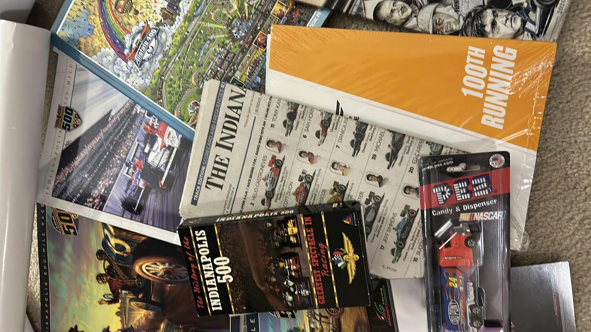 Photo 1 of RACING SIGNED COLLECTIBLES, MAGAZINES, POSTERS, PEZ AND MORE