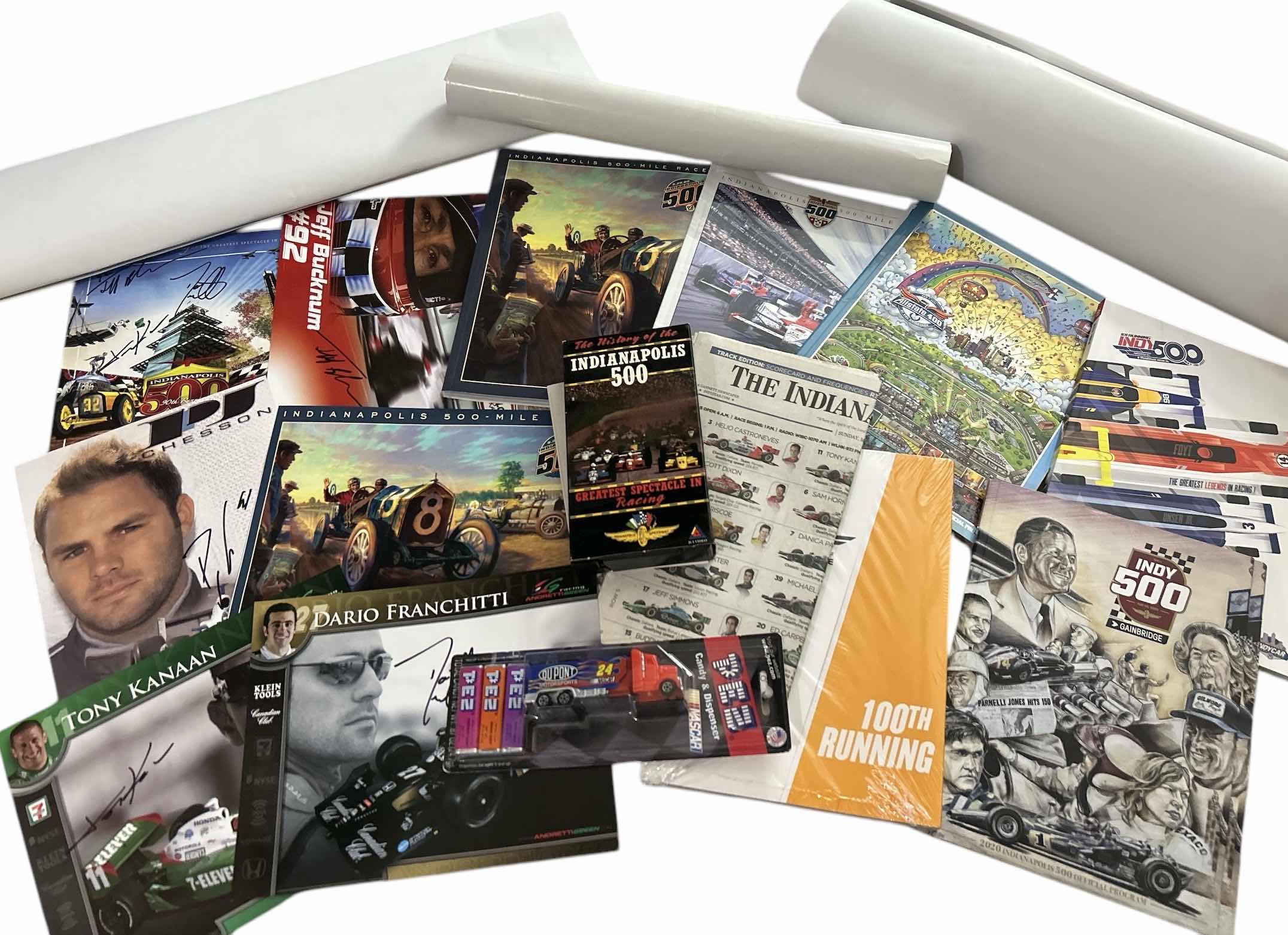 Photo 1 of RACING SIGNED COLLECTIBLES, MAGAZINES, POSTERS, PEZ AND MORE