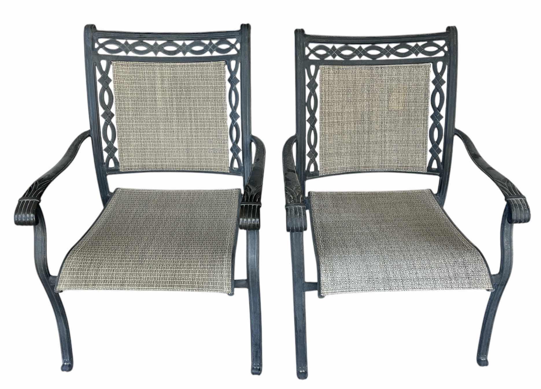 Photo 1 of 2 OUTDOOR PATIO CHAIRS H38”