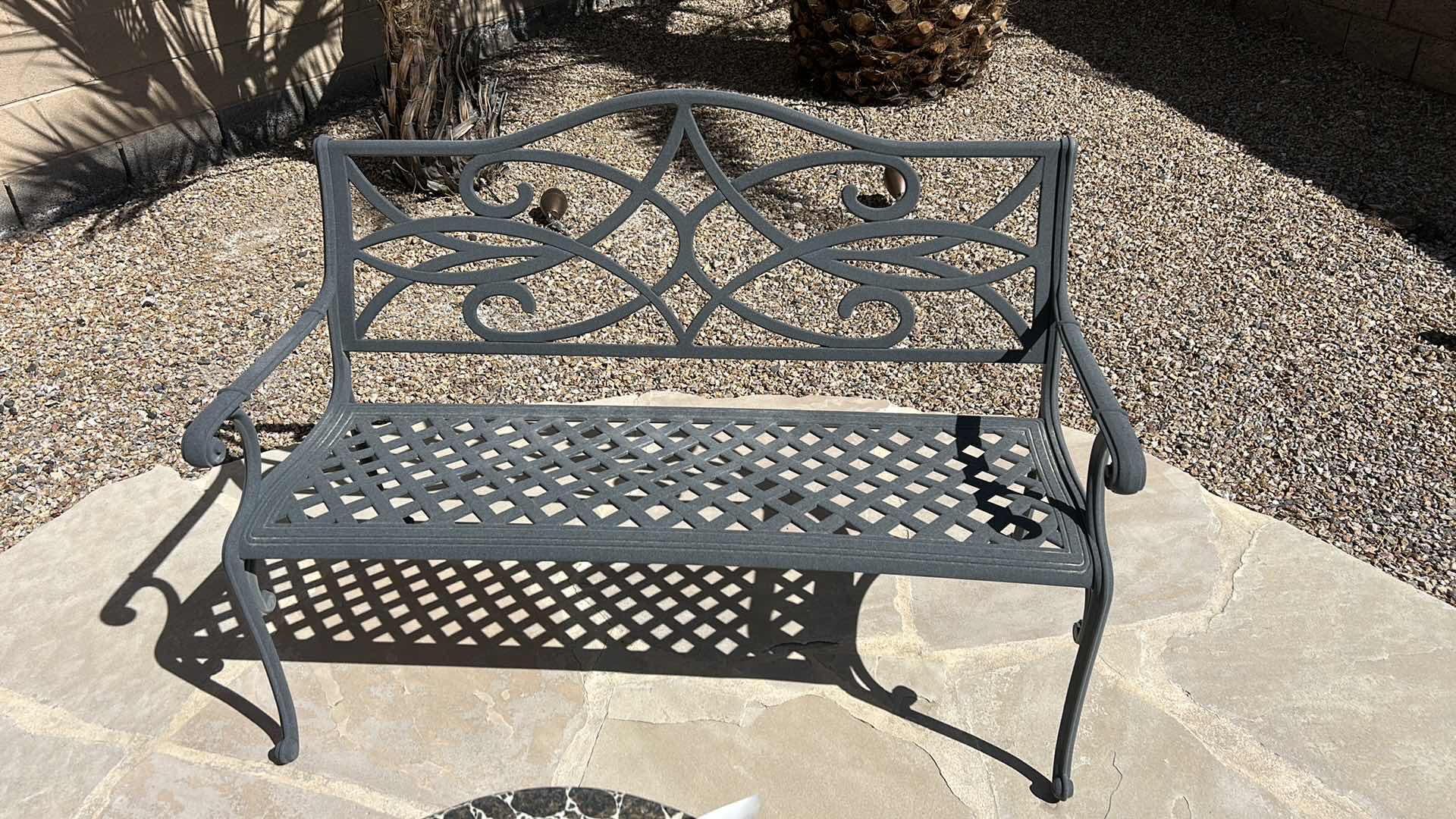 Photo 2 of OUTDOOR METAL BENCH 51”