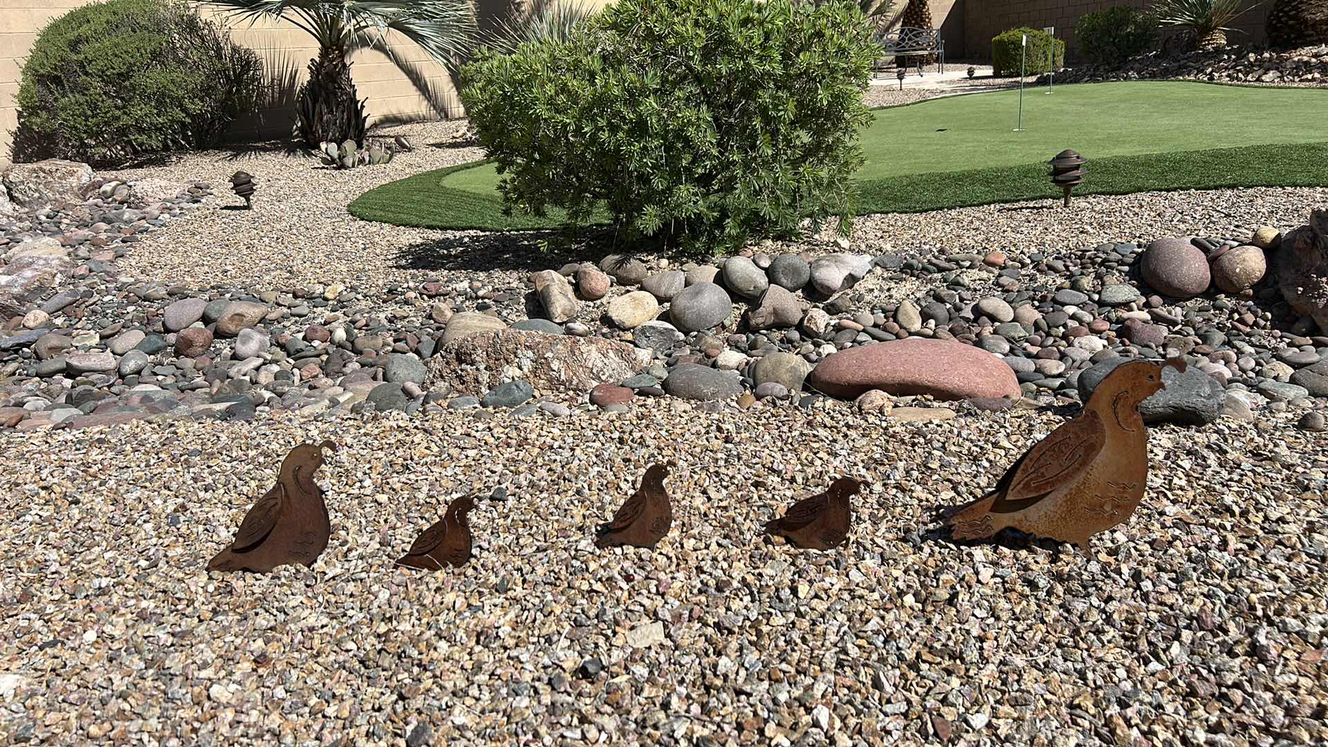 Photo 1 of QUAIL FAMILY OUTDOOR DECOR TALLEST 10. 5”