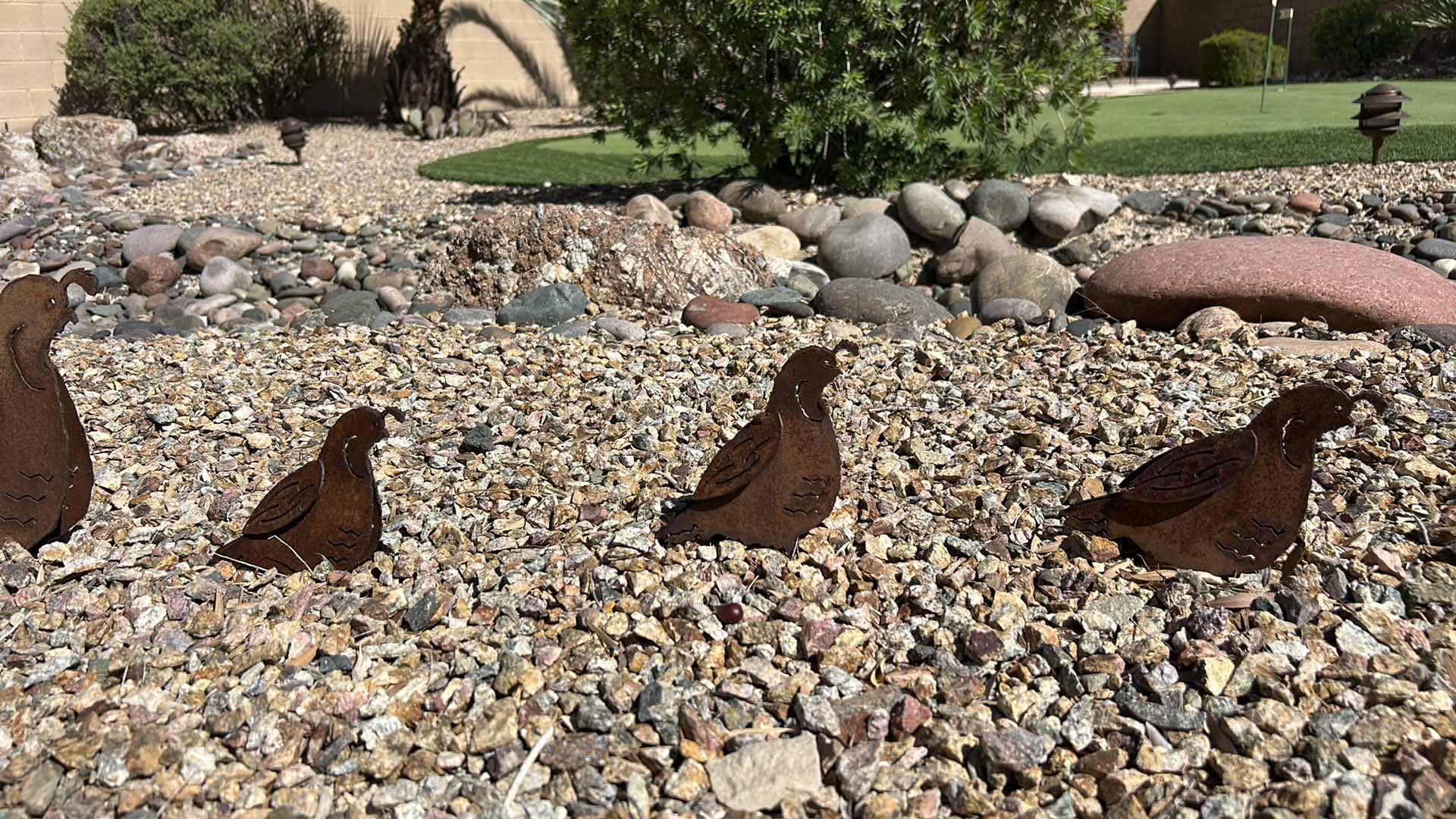 Photo 1 of QUAIL FAMILY OUTDOOR DECOR TALLEST 10. 5”