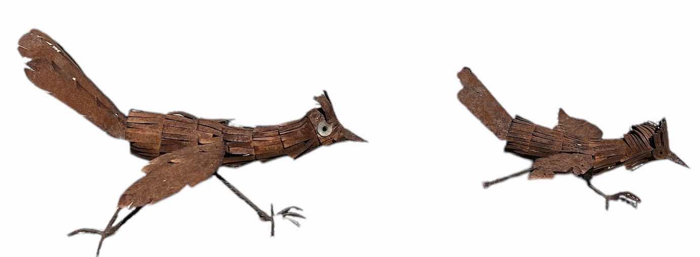 Photo 1 of OUTDOOR DECOR - 2 ROADRUNNERS LARGEST 24” x 16”