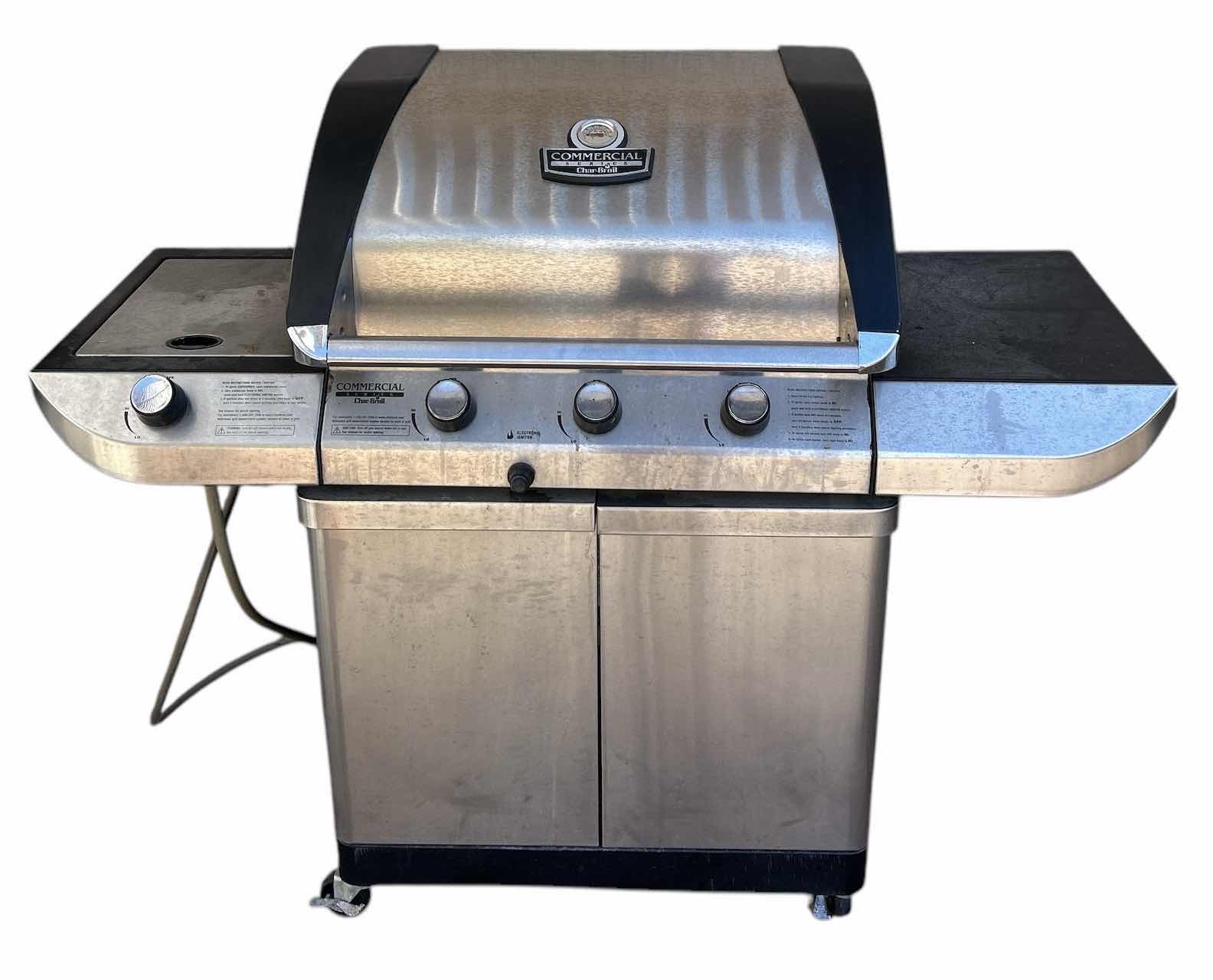 Photo 1 of COMMERCIAL SERIES CHAR-BROIL OUTDOOR BBQ WITH COVER