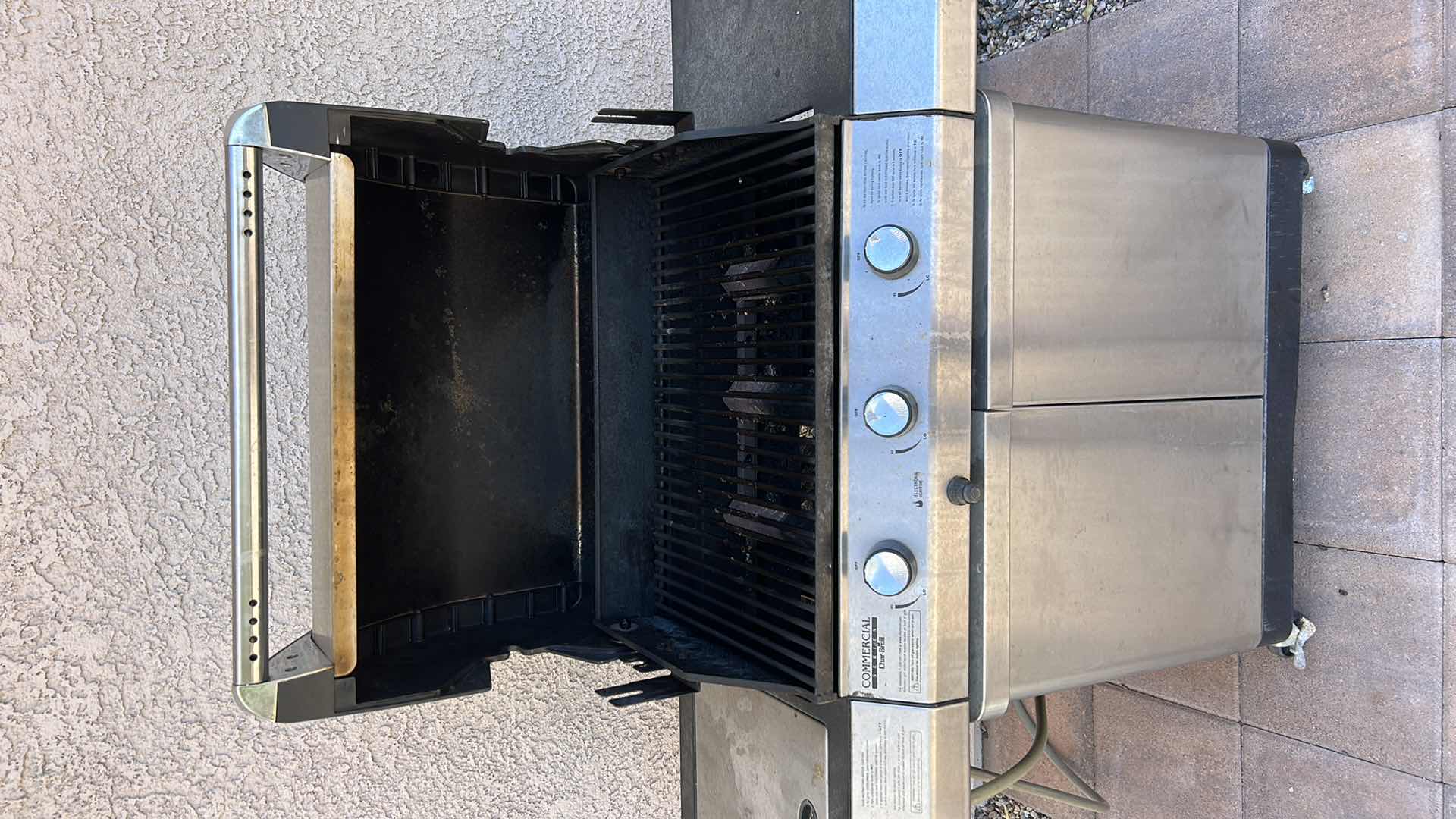Photo 1 of COMMERCIAL SERIES CHAR-BROIL OUTDOOR BBQ WITH COVER