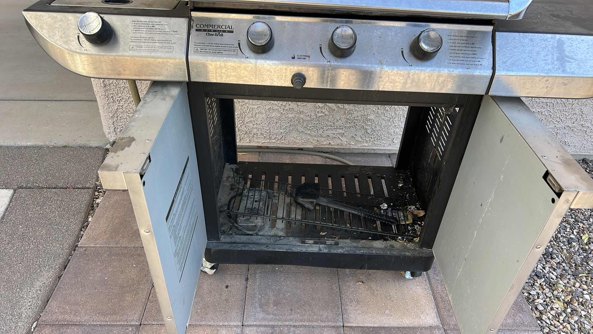 Photo 1 of COMMERCIAL SERIES CHAR-BROIL OUTDOOR BBQ WITH COVER