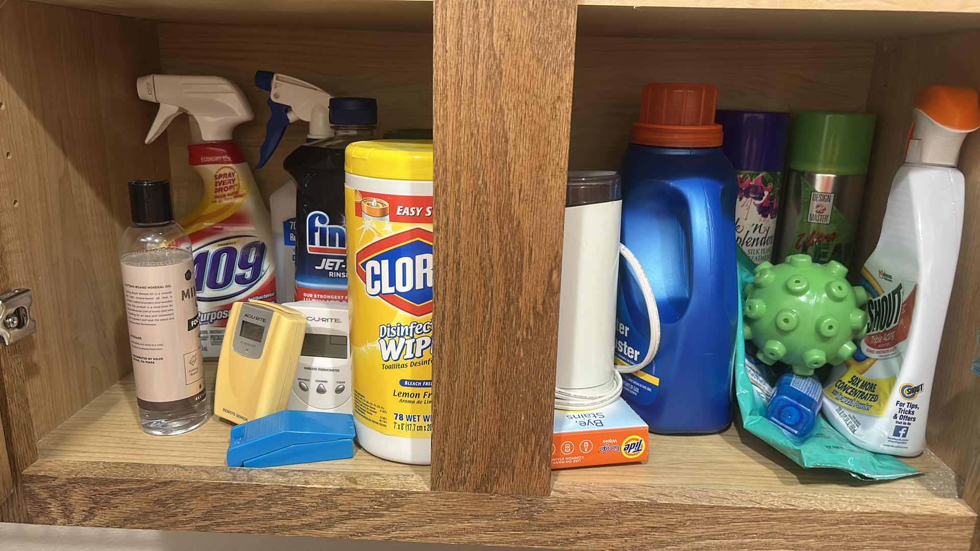 Photo 1 of CONTENTS OF CABINET IN LAUNDRY ROOM