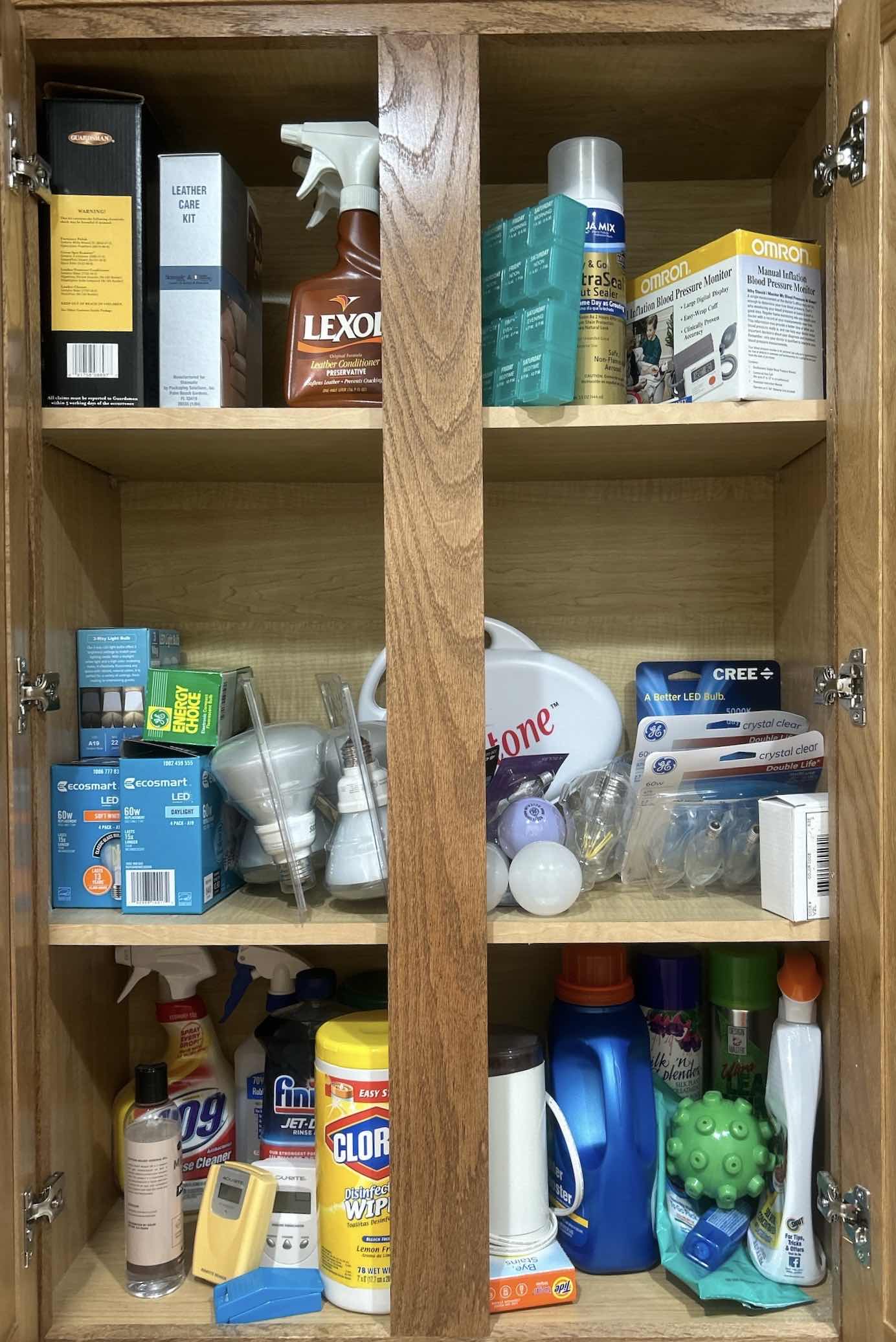 Photo 1 of CONTENTS OF CABINET IN LAUNDRY ROOM