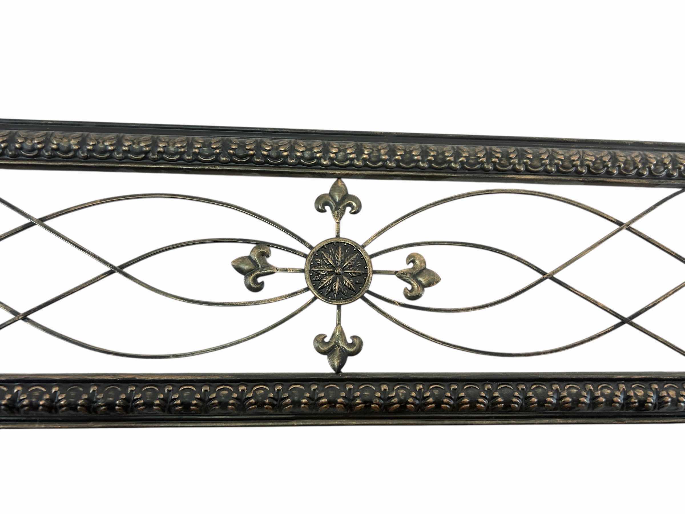 Photo 2 of METAL WALL DECOR 51” x 10”